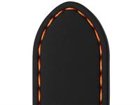 Silicone Watch Strap - Swing - Black & Orange - Rochet