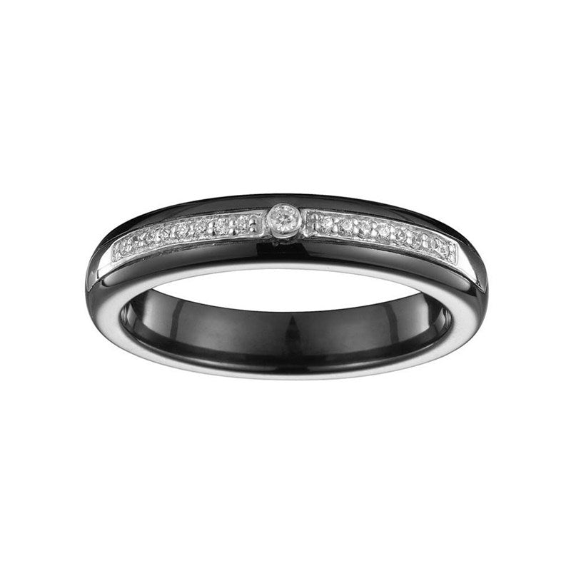 Bague Céramique Noire Ceranity – Azuline