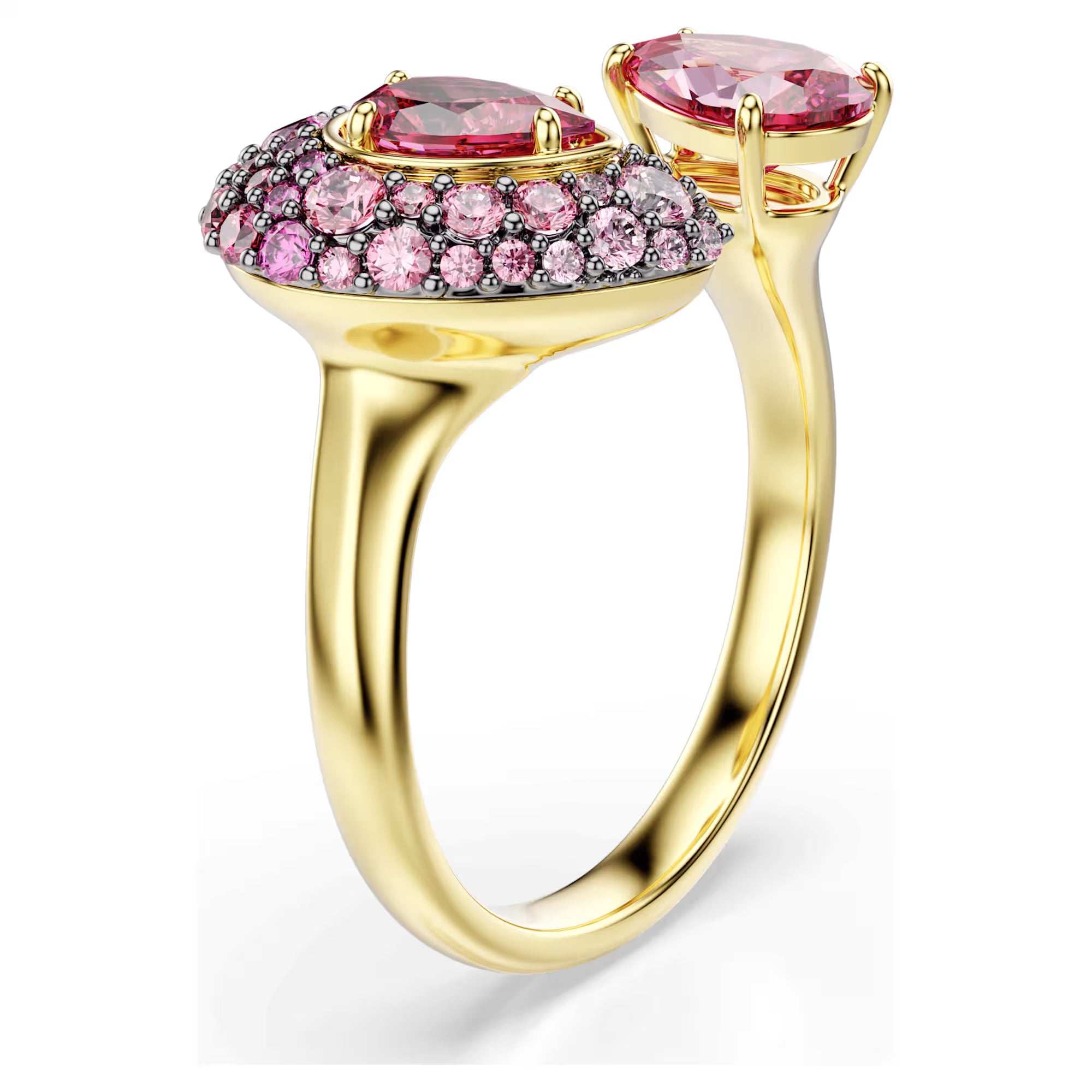 Δαχτυλίδι Swarovski - Sublima - Pear cut - Red & Gold