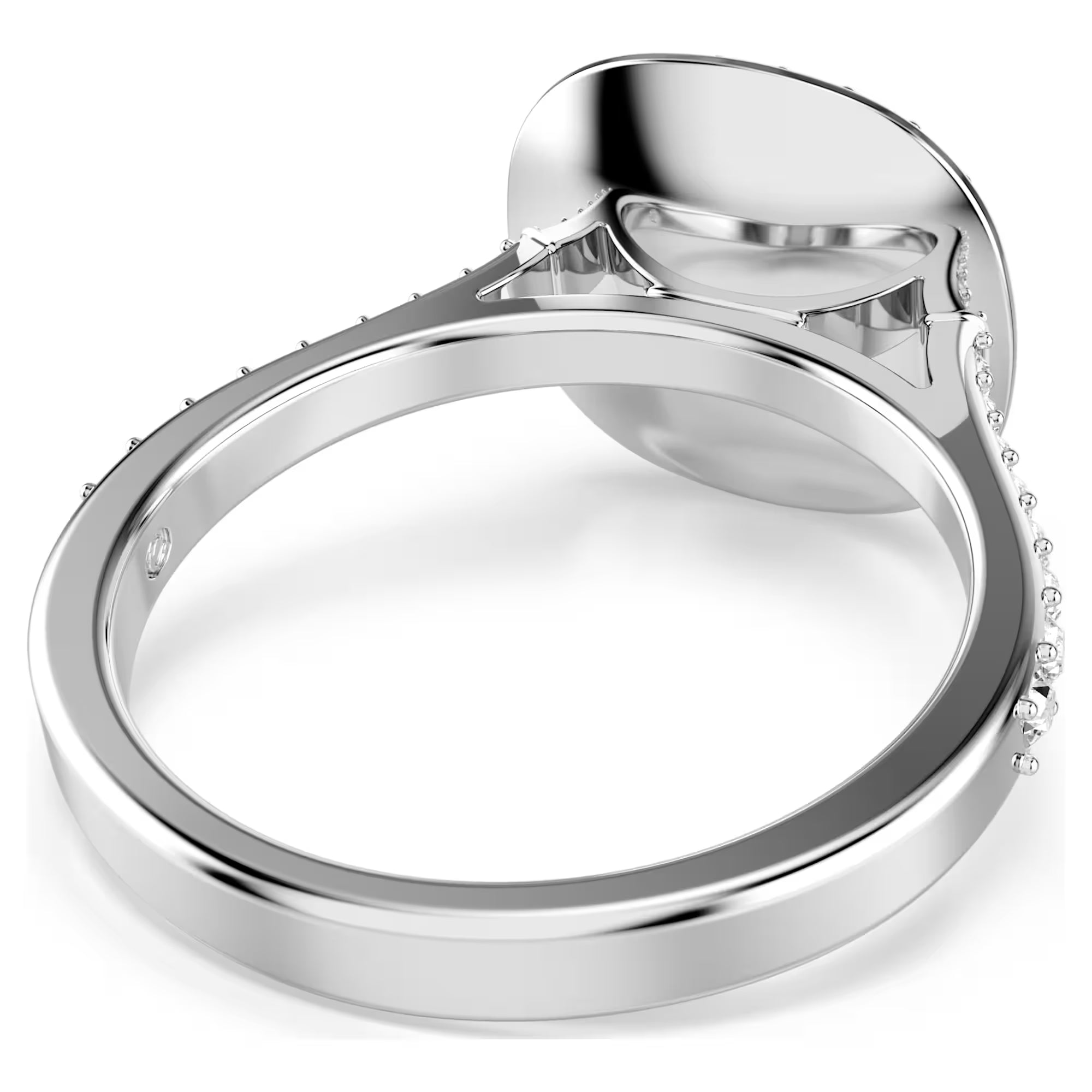 Swarovski Ring - Una - Halo - Hvit & Sølv