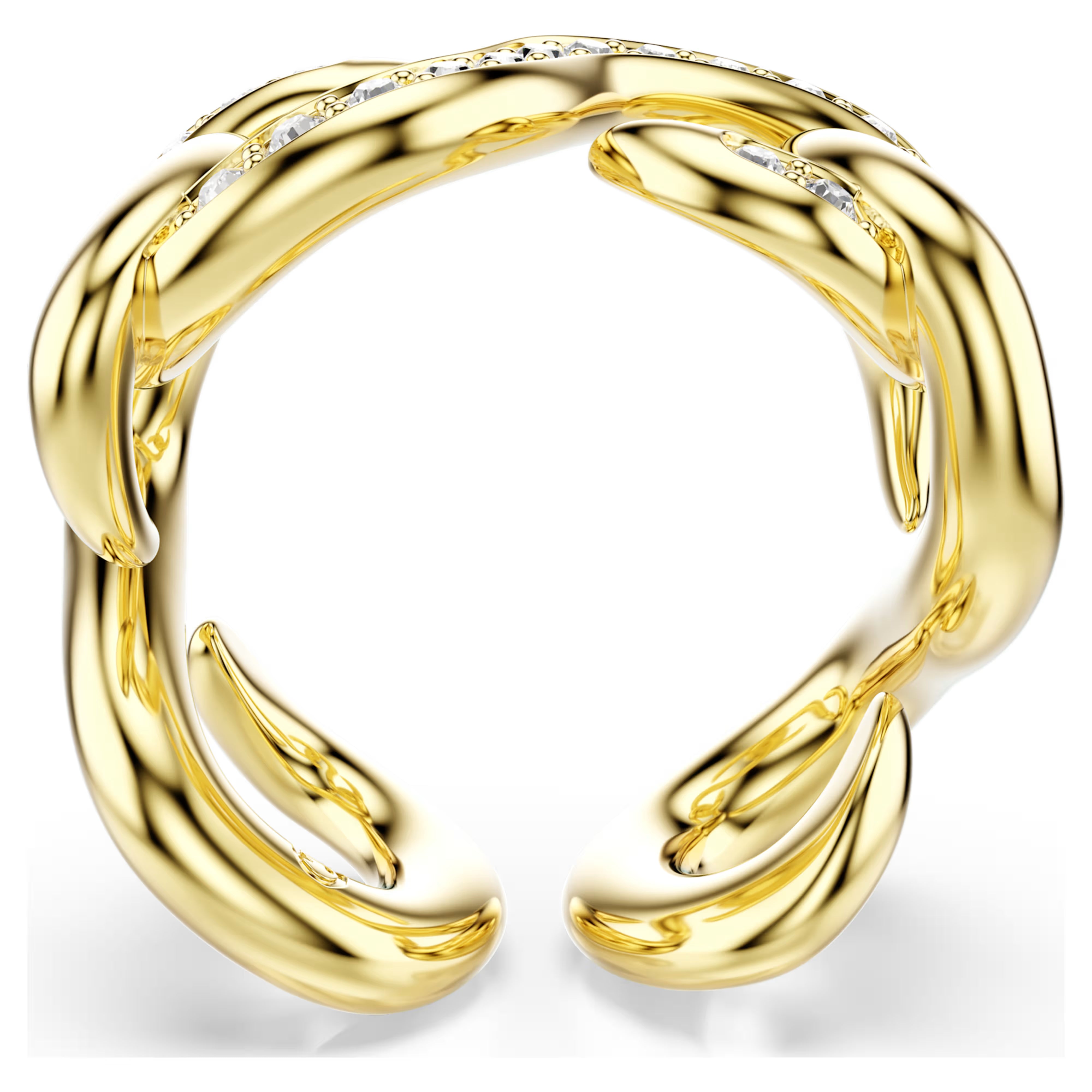 Dextera Weißer Damenring aus 18 Karat Gold – Swarovski