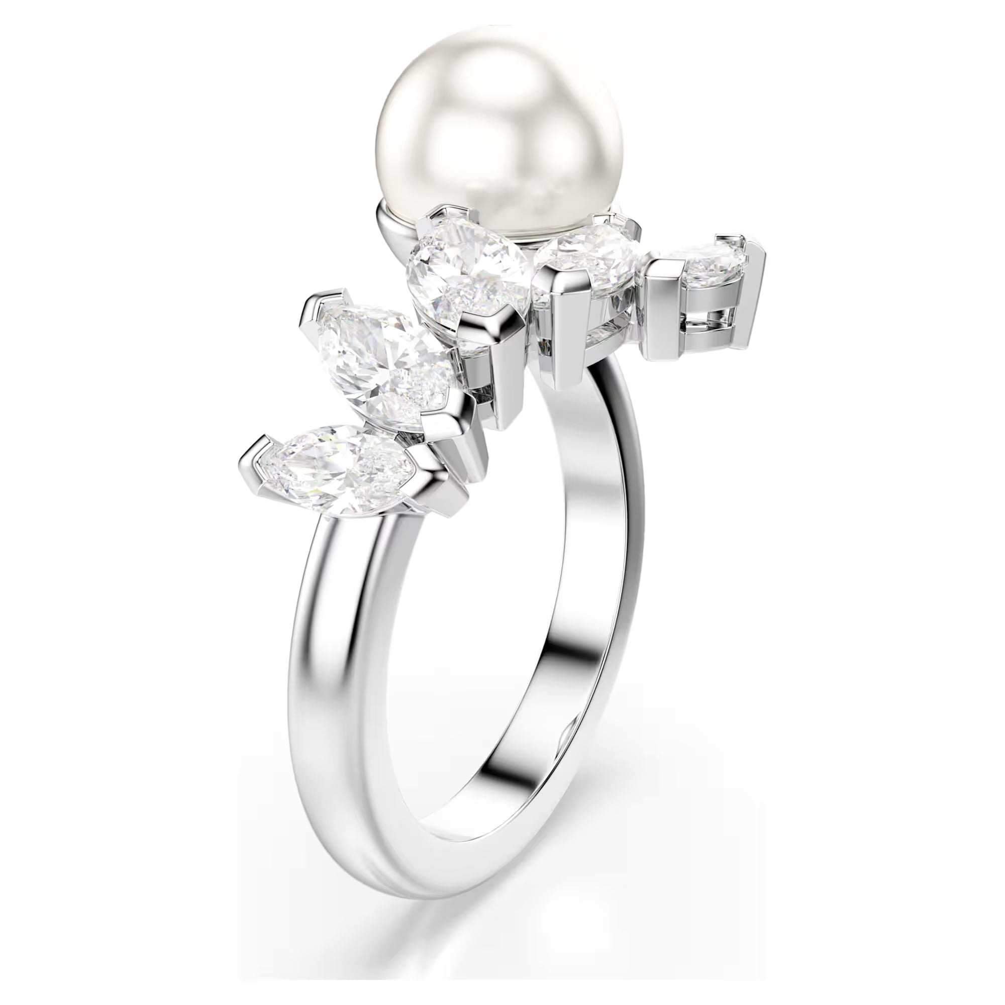 Swarovski Ring - Mesmera - Marquise Cut - Hvit & Sølv