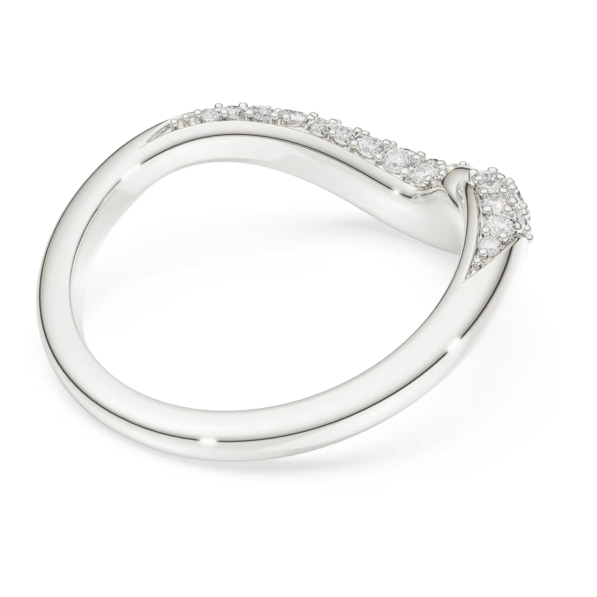 Swarovski Ring - Classica - Rundt snit - Sterling sølv (kopi)