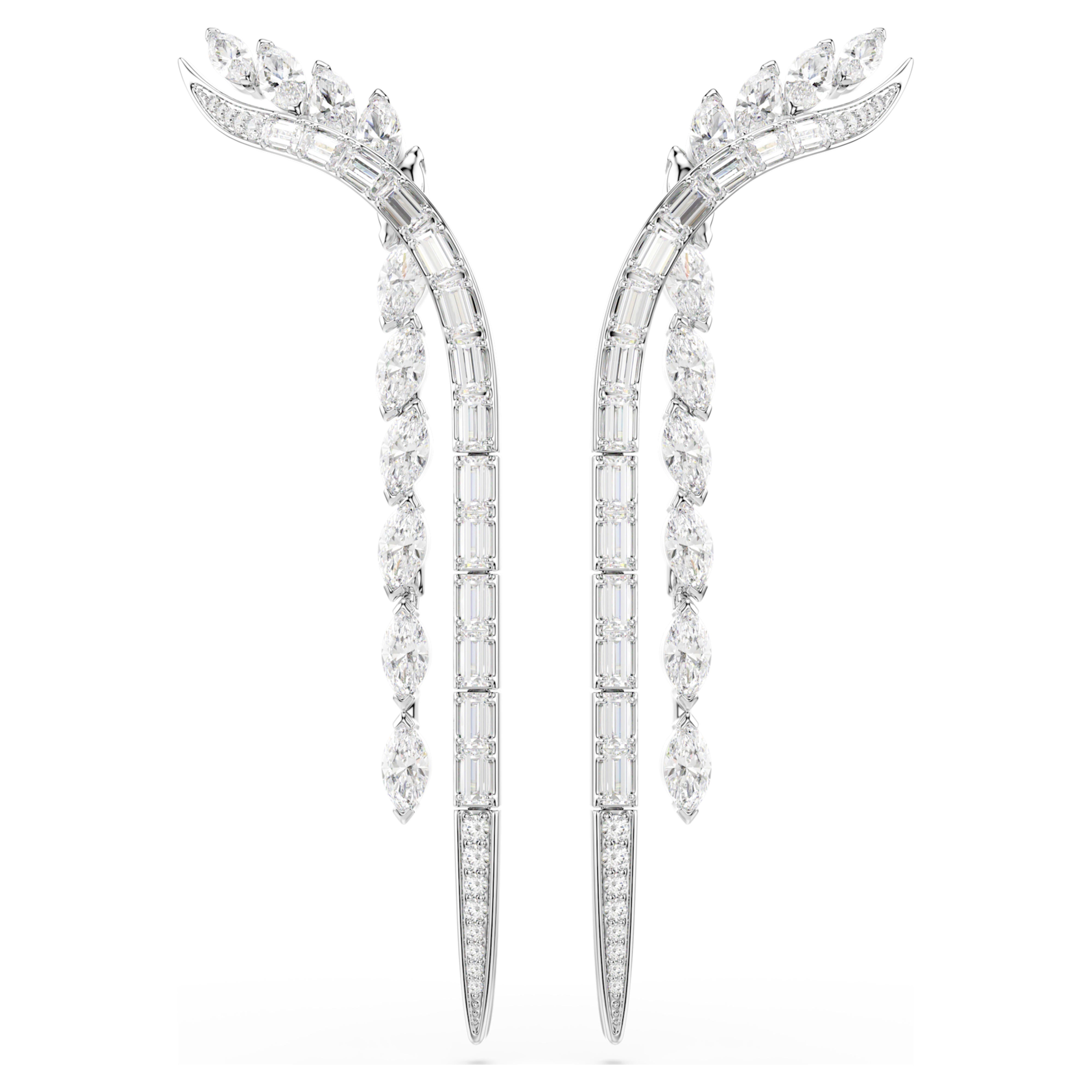 Orecchini Swarovski - Mesmera Glam - Bianco e Argento