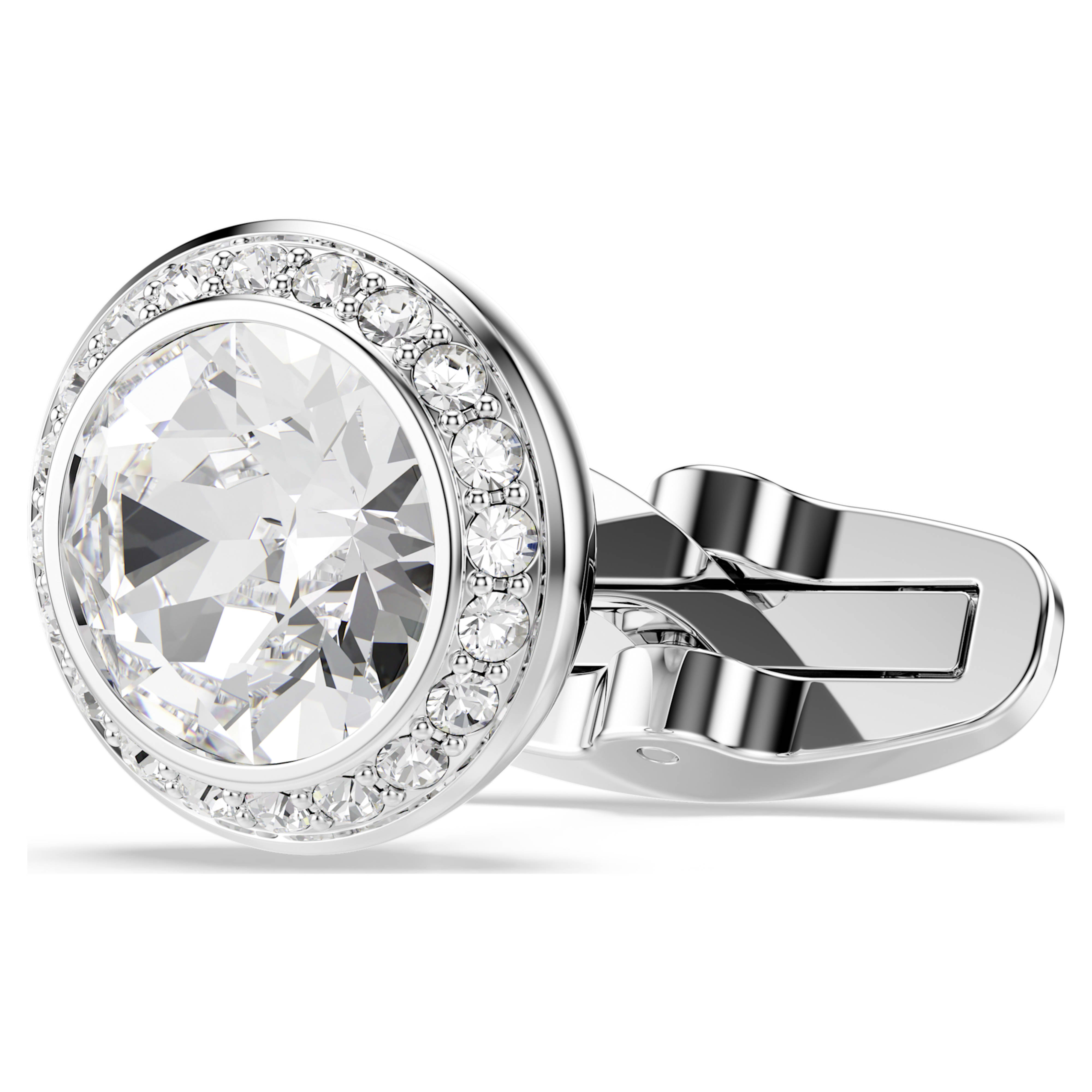 Boutons de Manchette Swarovski - Una Angelic - Incolore & Argenté vue 3