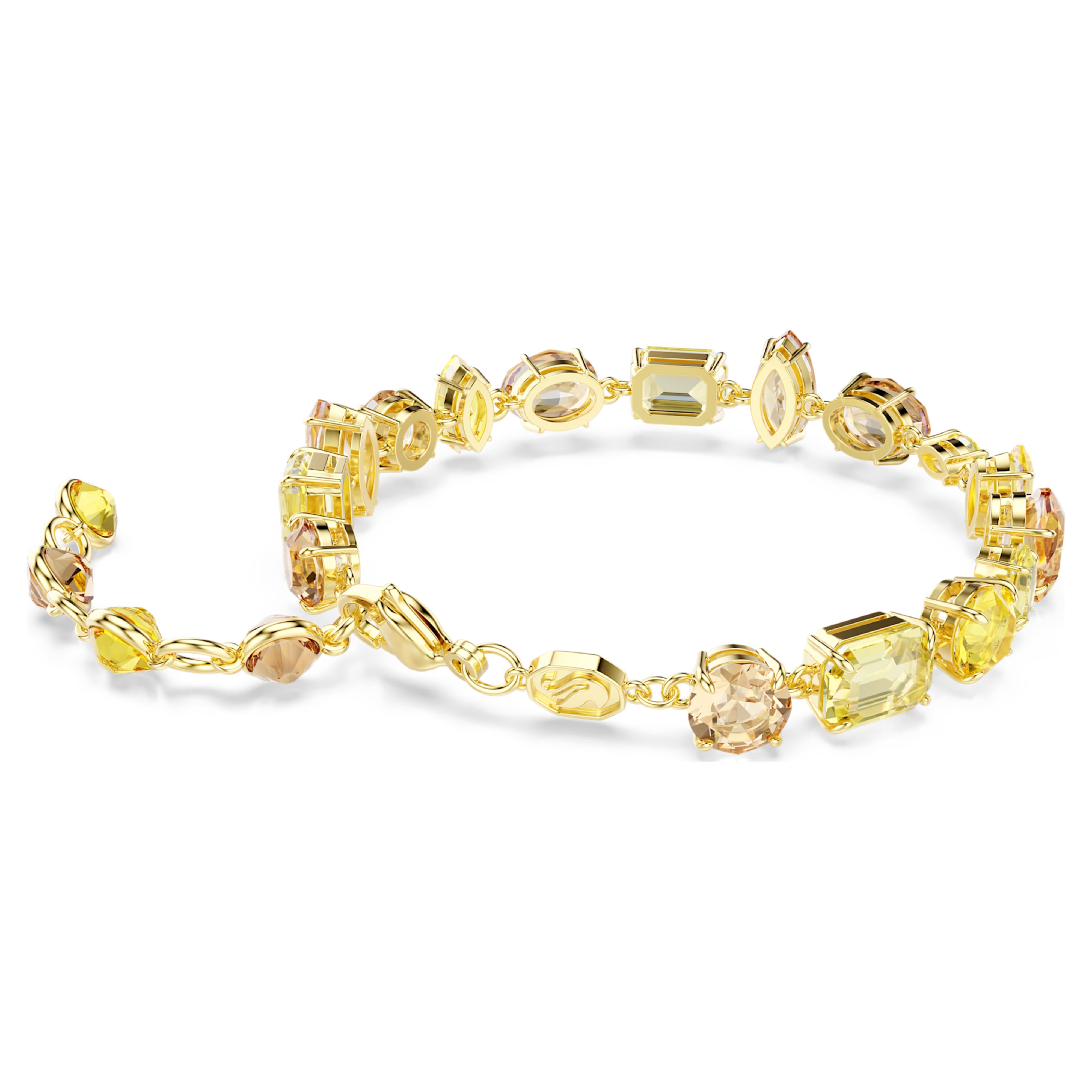 Bracelet Swarovski - Gema - Multicolore & Doré vue 4