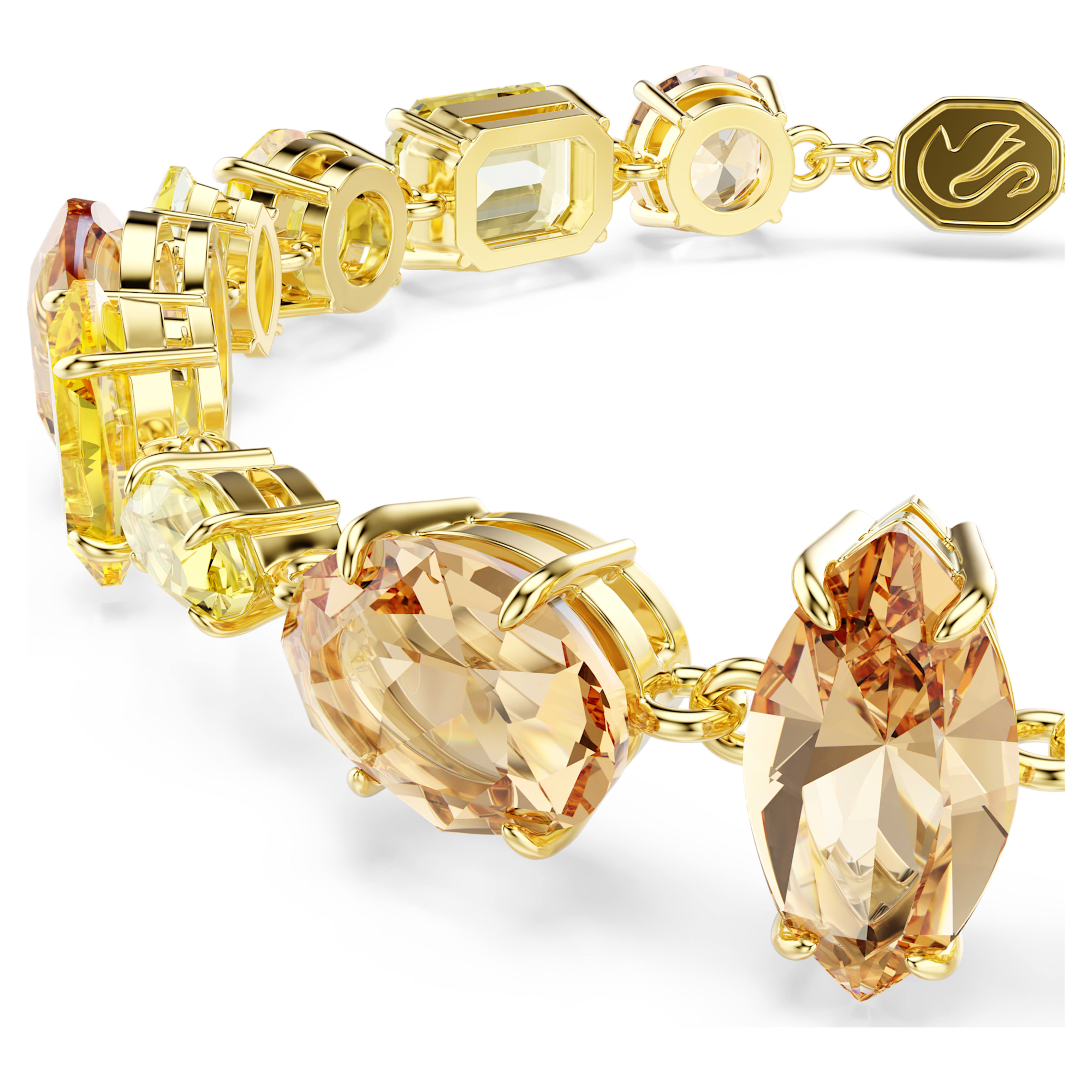Bracelet Swarovski - Gema - Multicolore & Doré vue 5