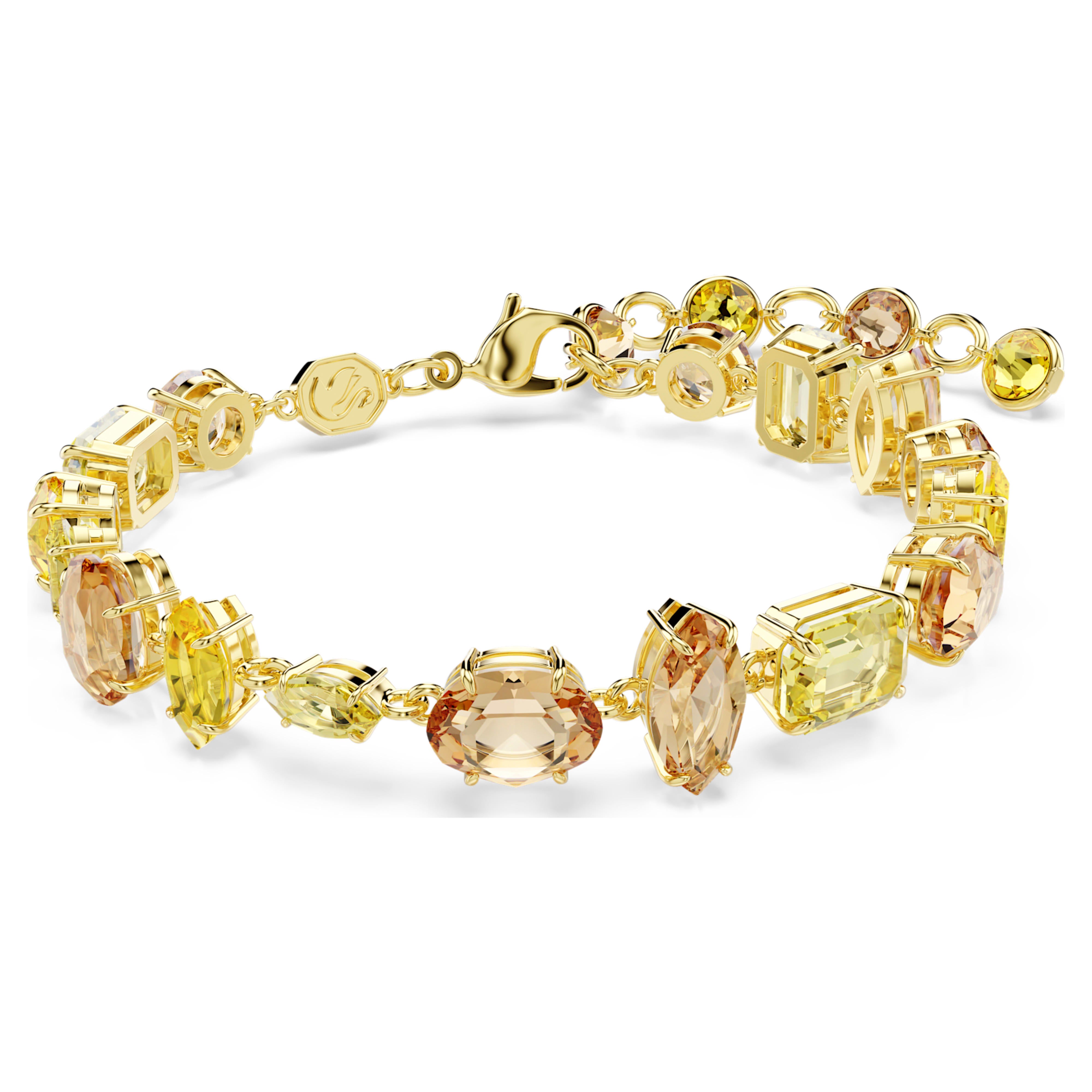 Bracelet Swarovski - Gema - Multicolore & Doré