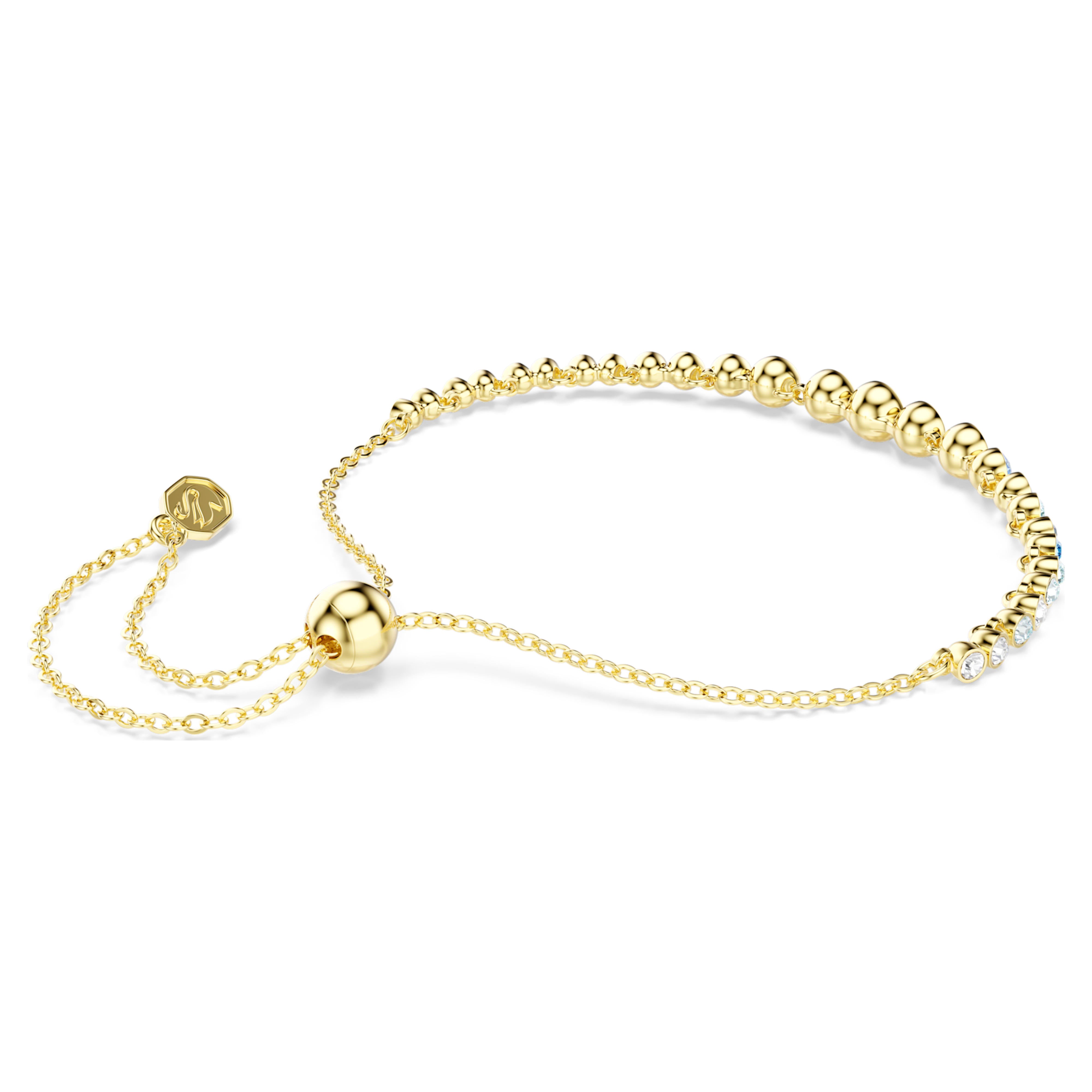 Bracelet Swarovski - Imber Tennis Emily - Dégradé - Multicolore & Doré vue 4