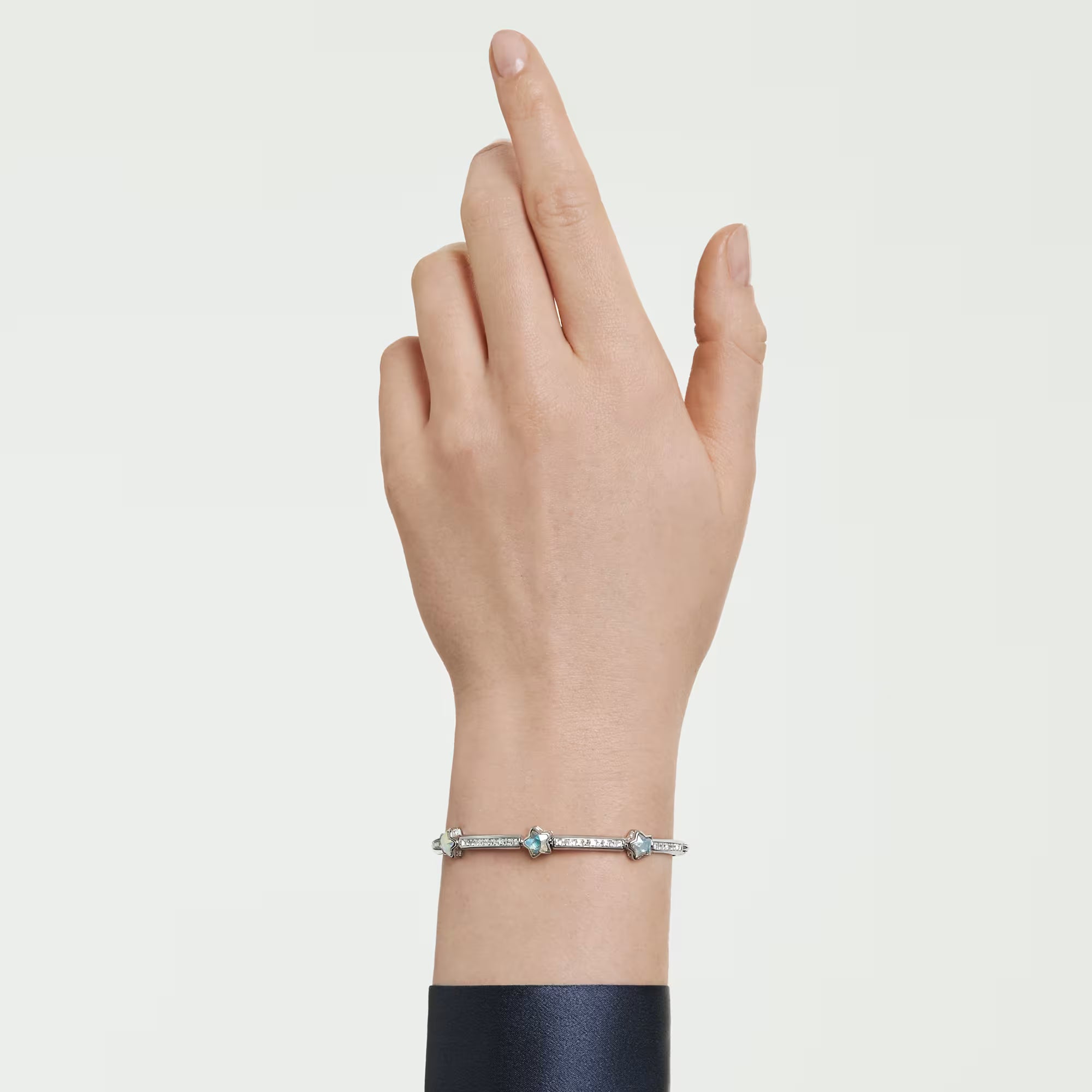 Swarovski armband - Chroma - Stjärna - Olika storlekar - Vit & Silver
