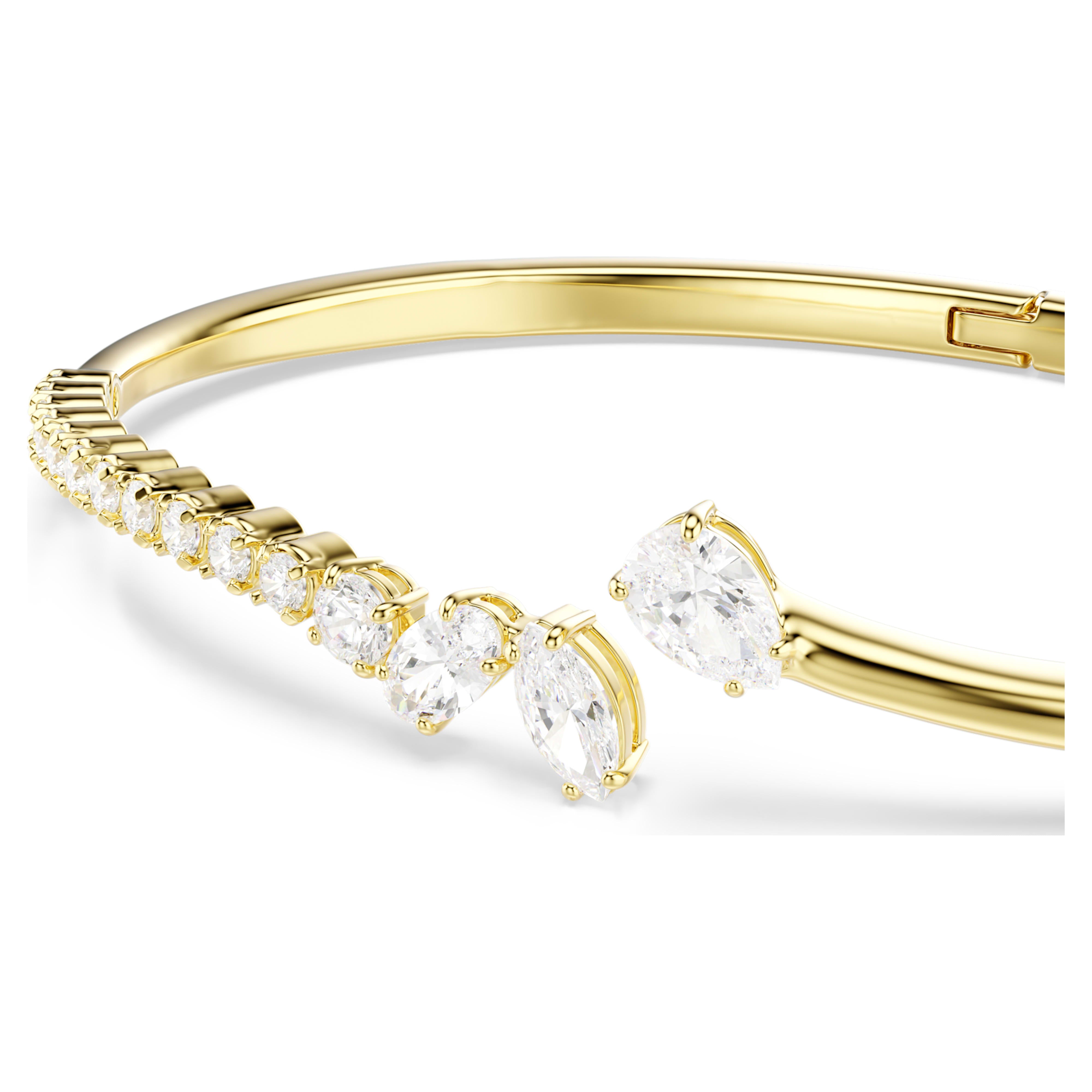 Pulseira Swarovski - Mesmera Attract - Branco e Dourado (S) vista 5