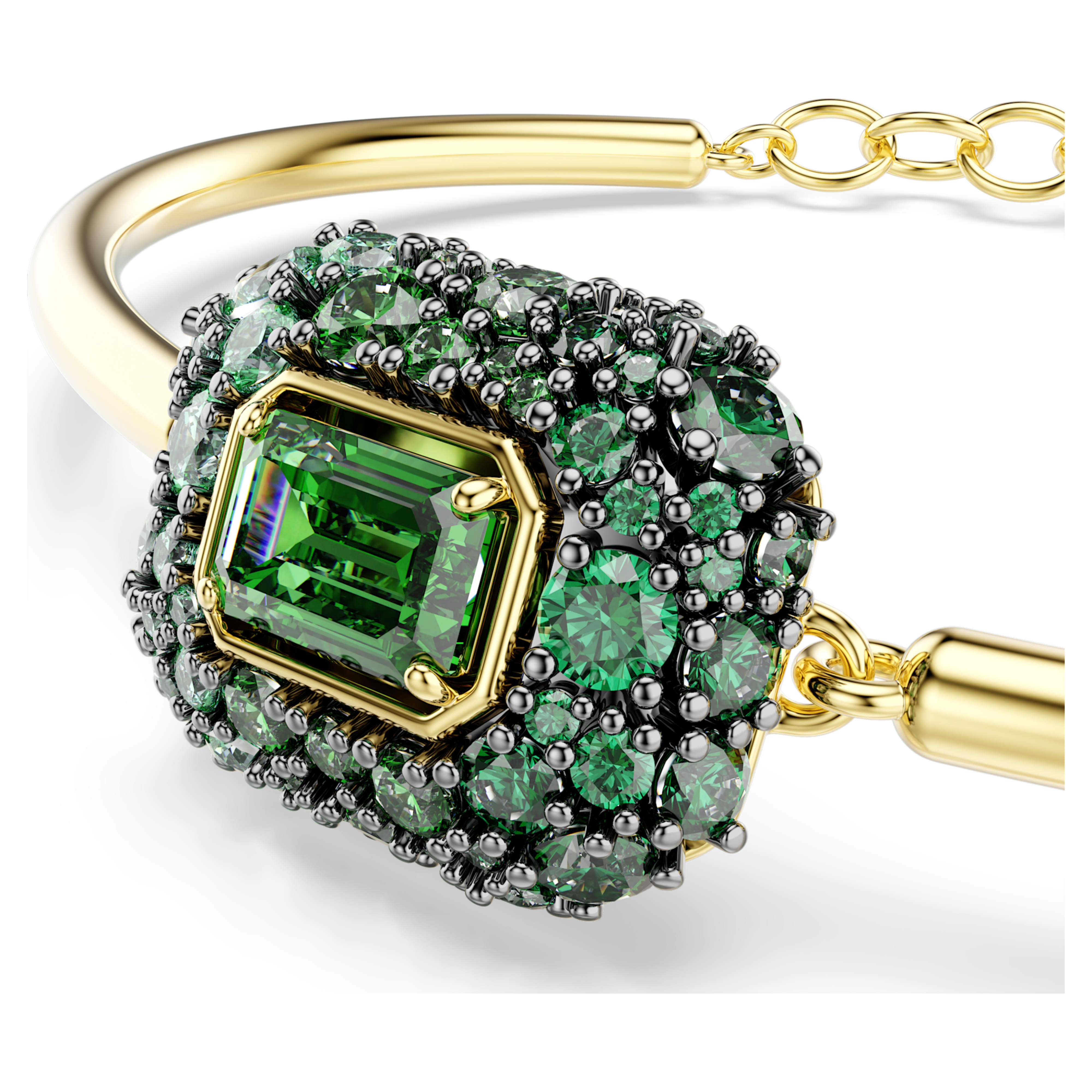 Swarovski armbånd - Sublima Glam - grøn og guld 5