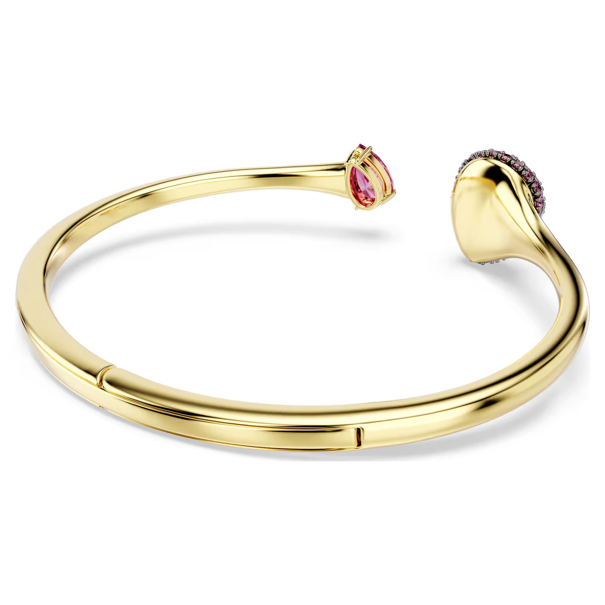 Swarovski bangle bracelet - Sublima - Pear cut - Red & Gold