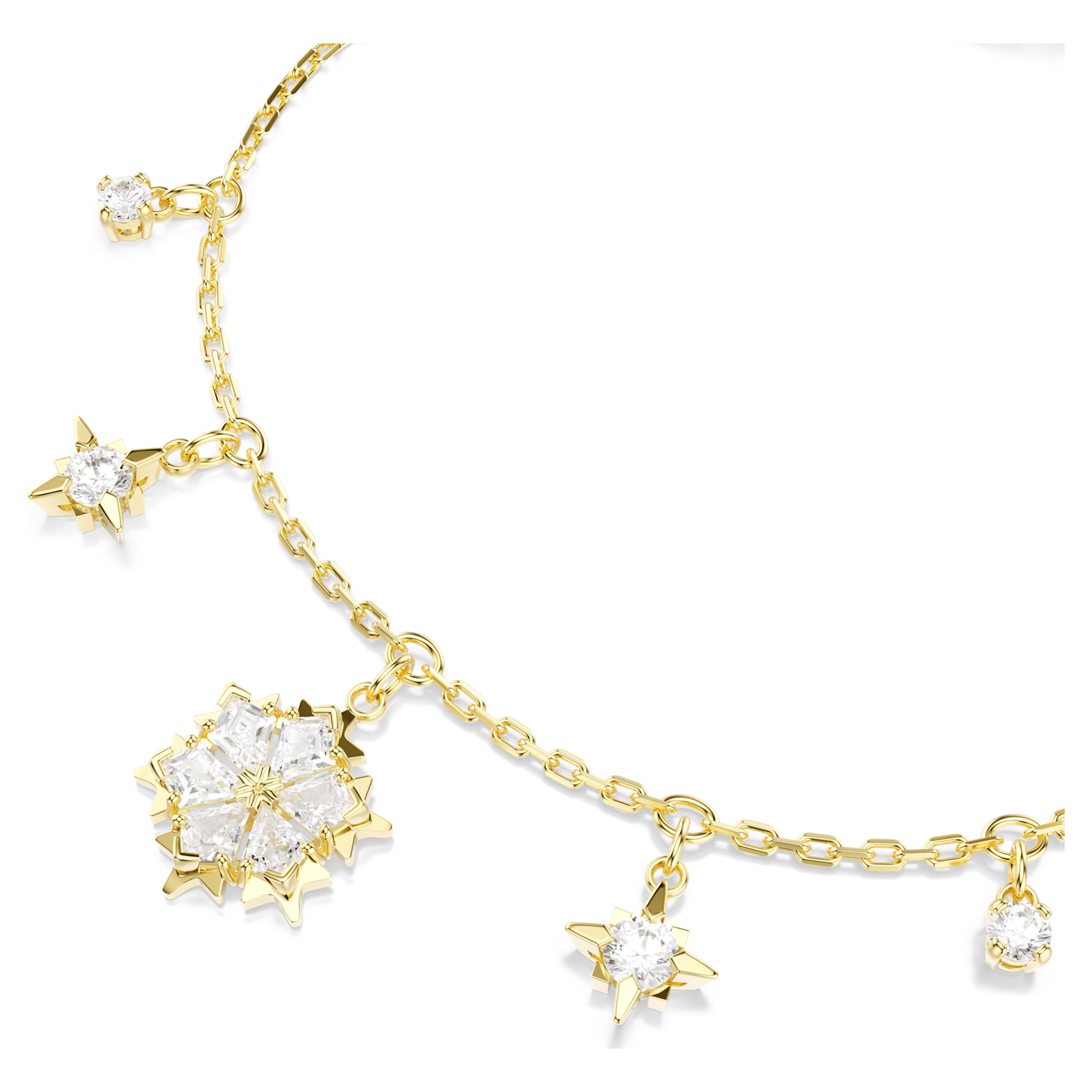 Bracelet Swarovski - Magic - Blanc & Doré vue 5