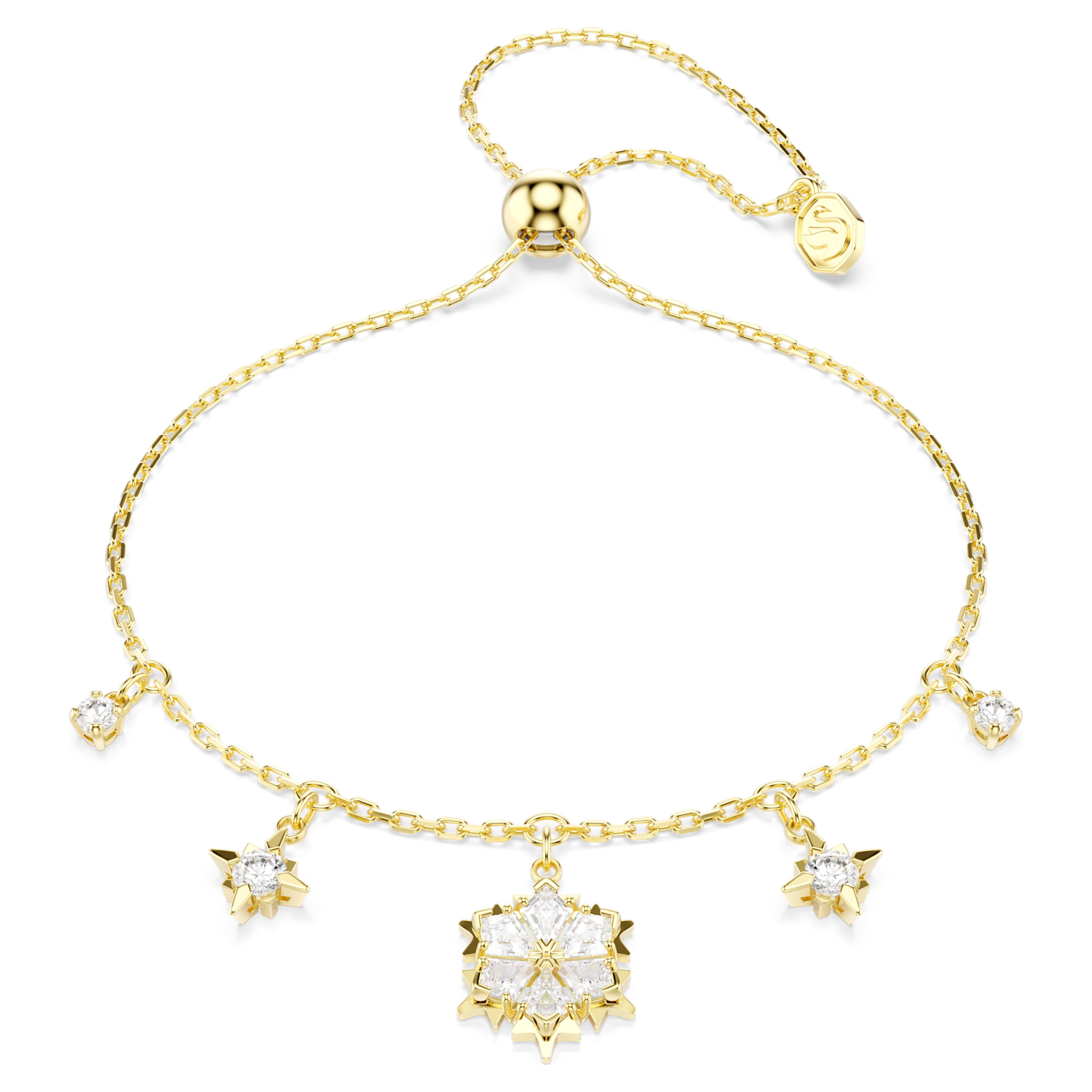 Bracelet Swarovski - Magic - Blanc & Doré