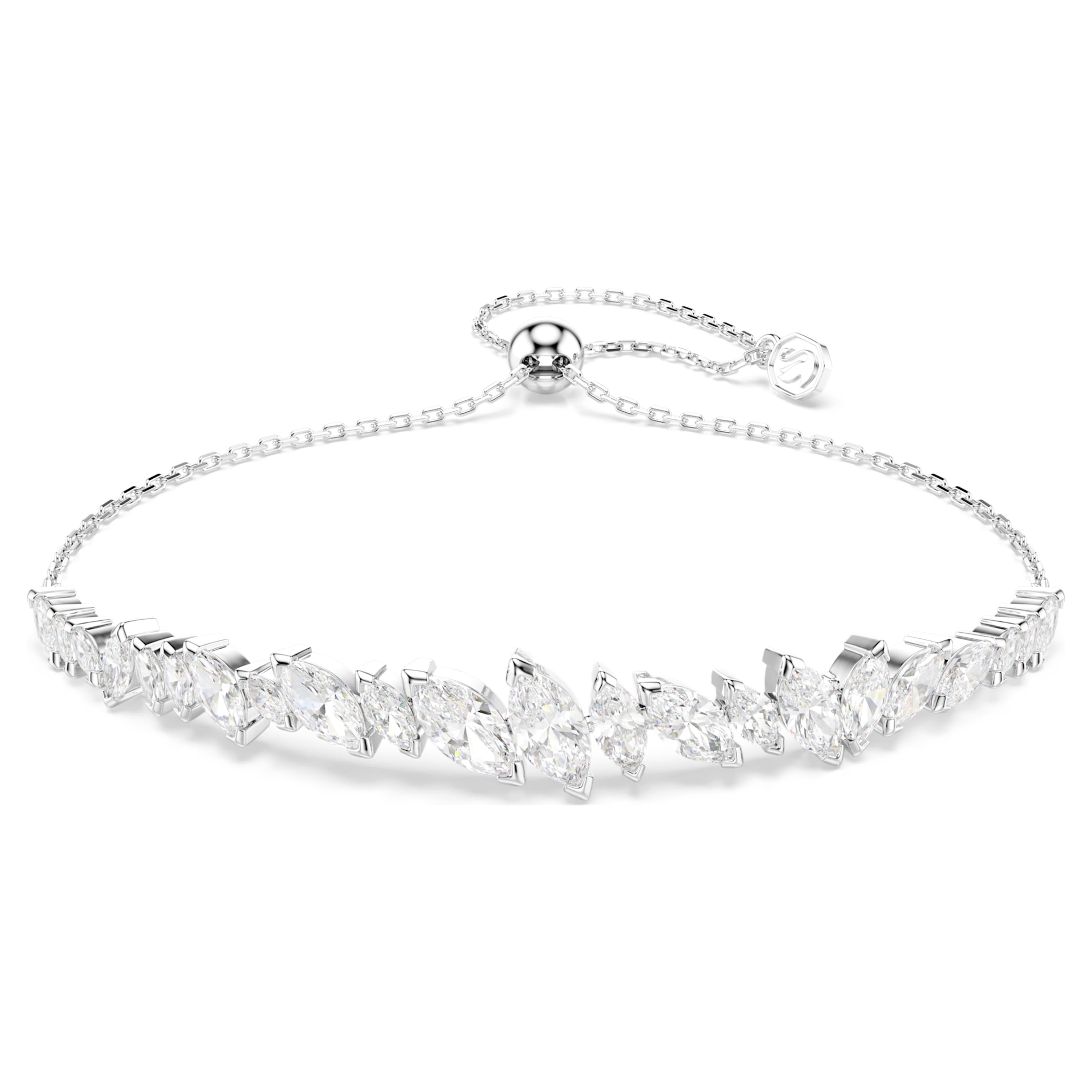 Bracelet Swarovski - Mesmera Glam - Blanc & Argenté