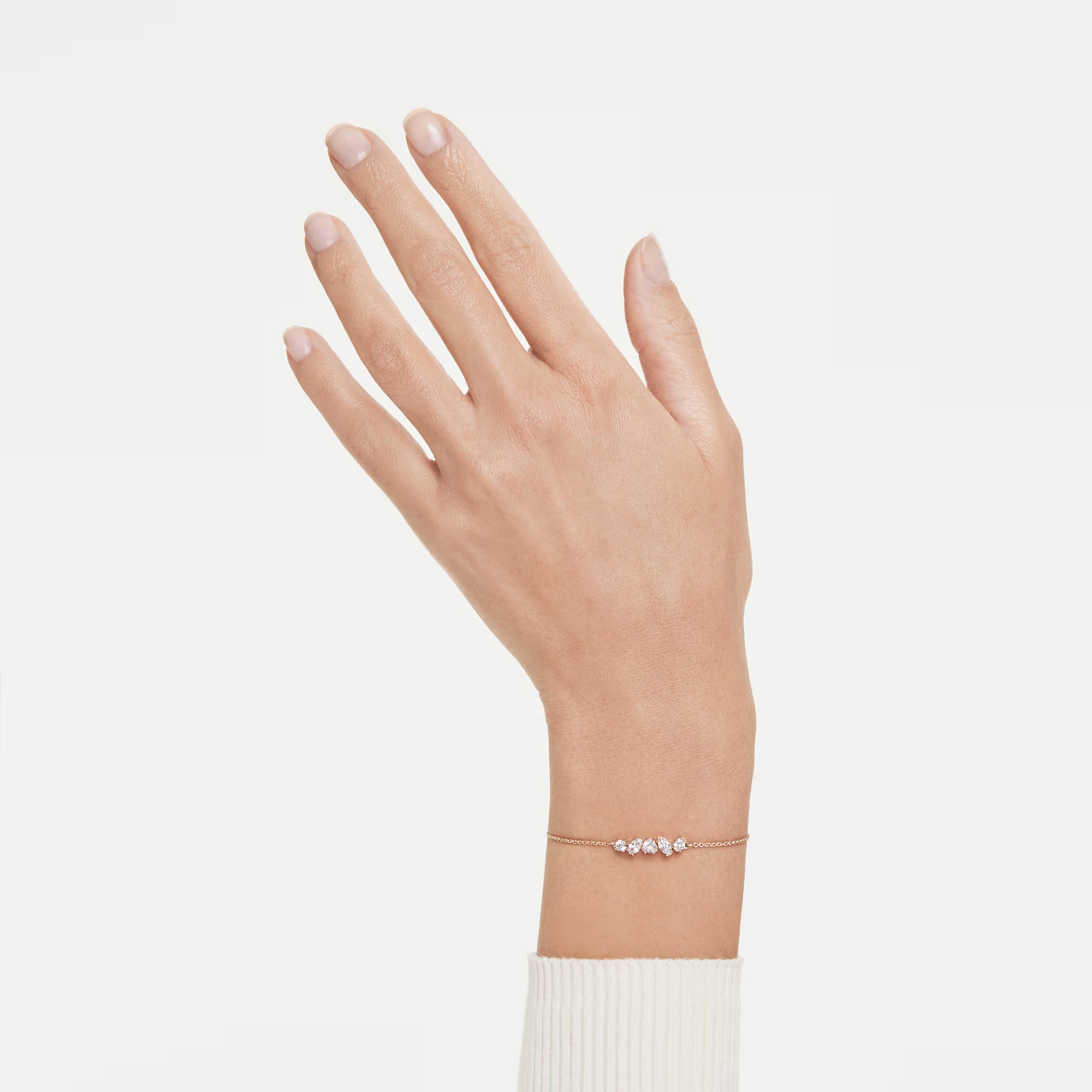 Bracciale Swarovski - Mesmera Attract - Bianco e oro rosa