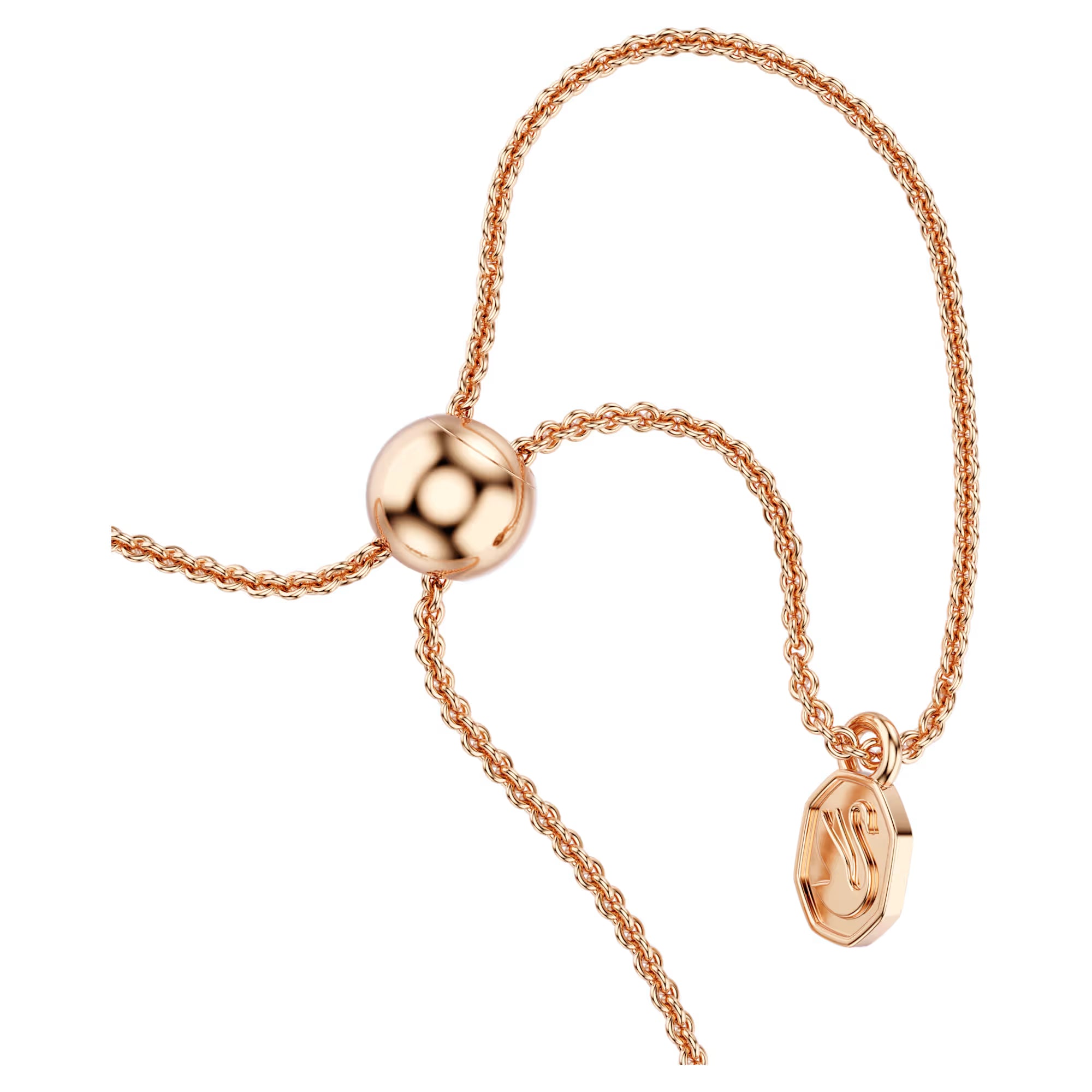 Bracciale Swarovski - Mesmera Attract - Bianco e oro rosa