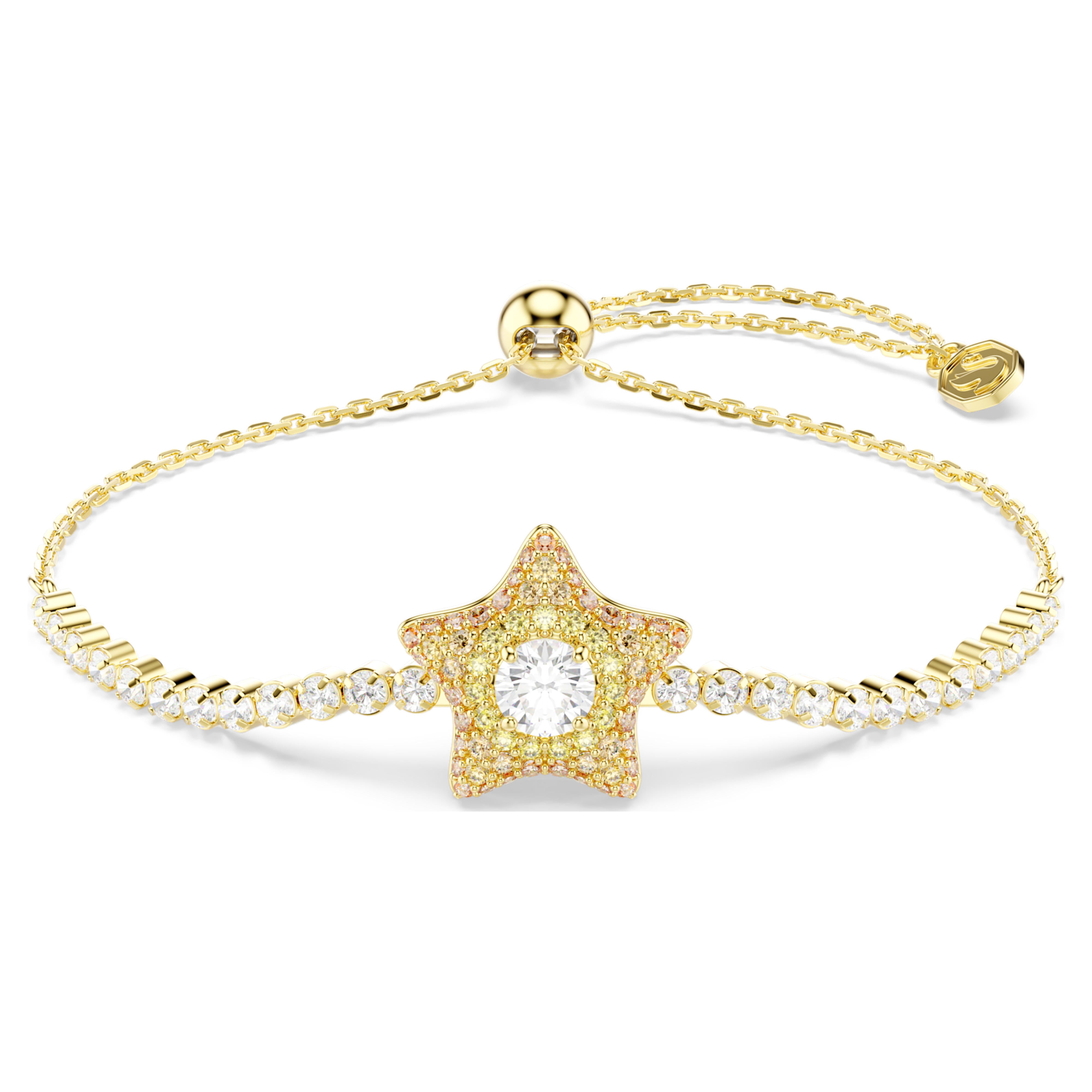Swarovski armbånd - Sublima Luna - Stjerne - Hvit og gull