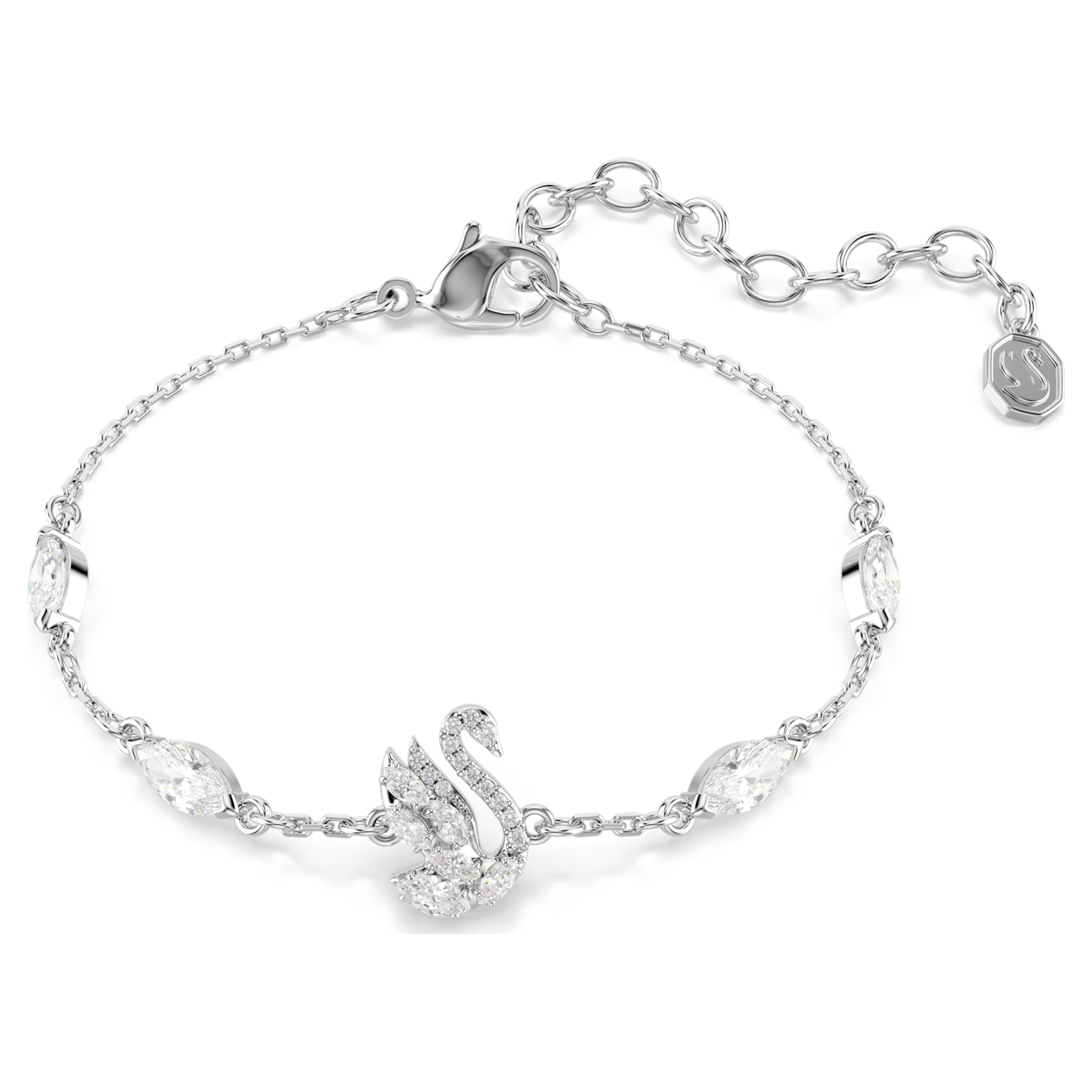 Bracelet Swarovski - Swan Pave - Blanc & Argenté
