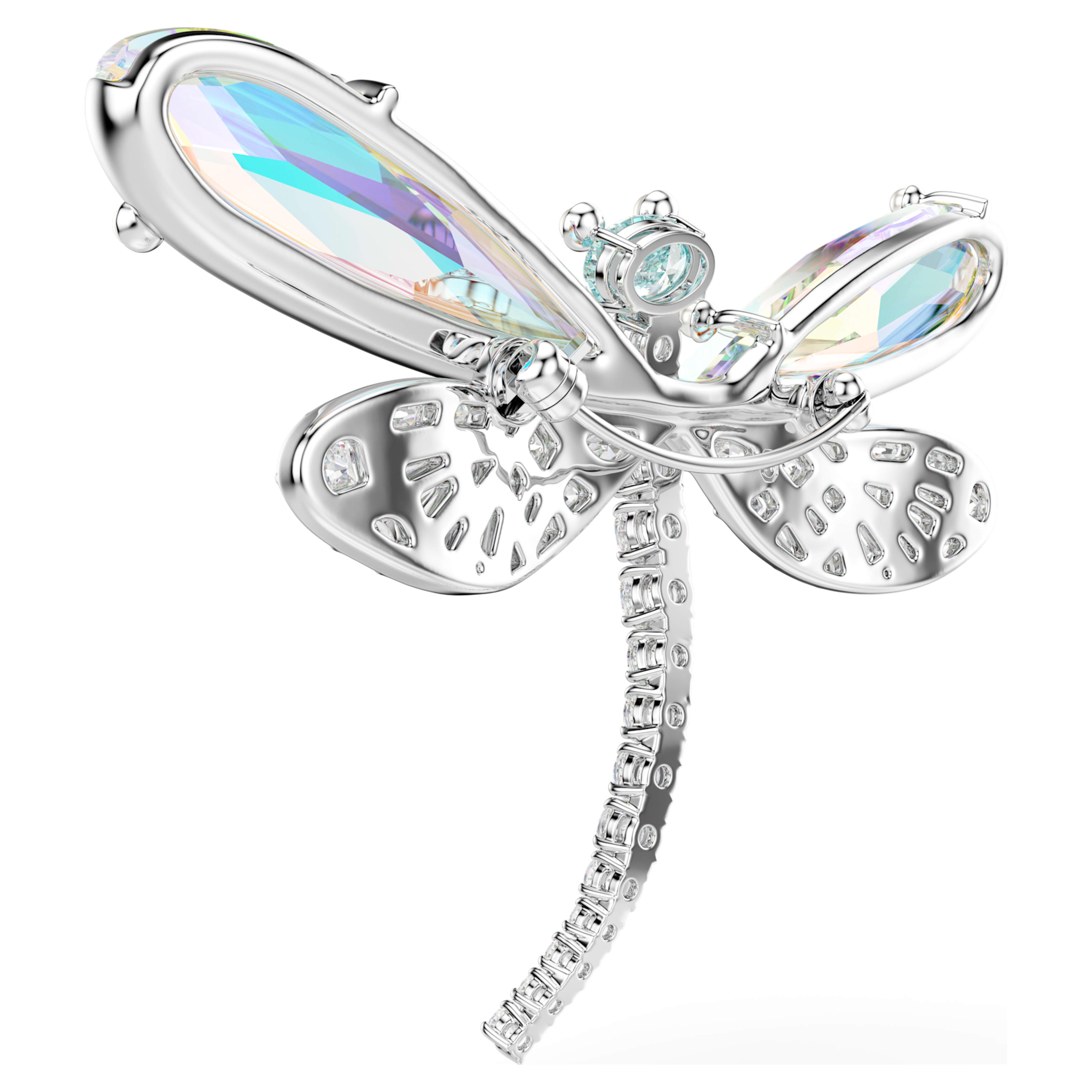 Broșă Swarovski - Ariana Grande x Swarovski - Diferite Dimensiuni - Alb & Argintiu