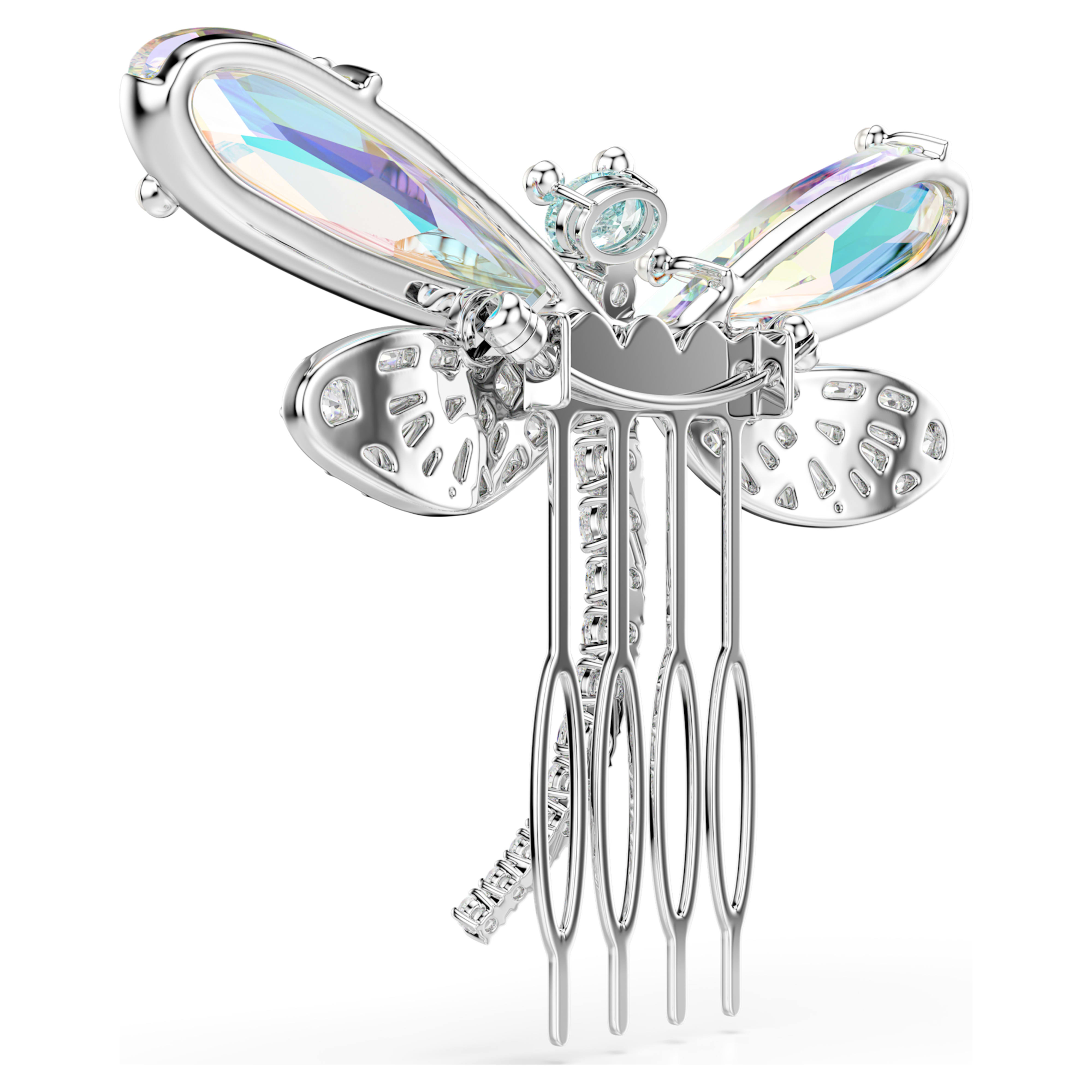 Broșă Swarovski - Ariana Grande x Swarovski - Diverse mărimi - Vedere alb și argintiu 7