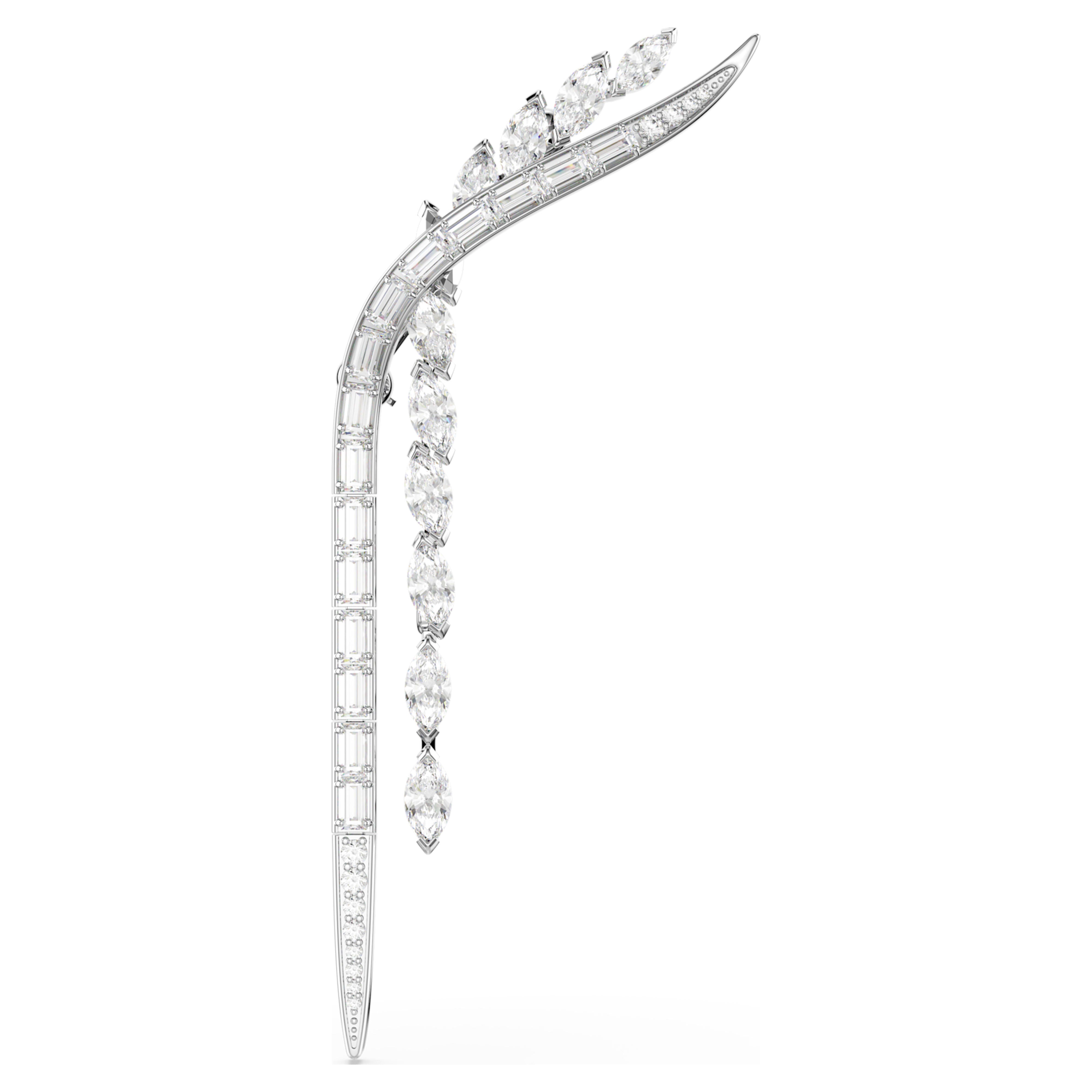 Swarovski Brosch - Mesmera Glam - Vit & Silver