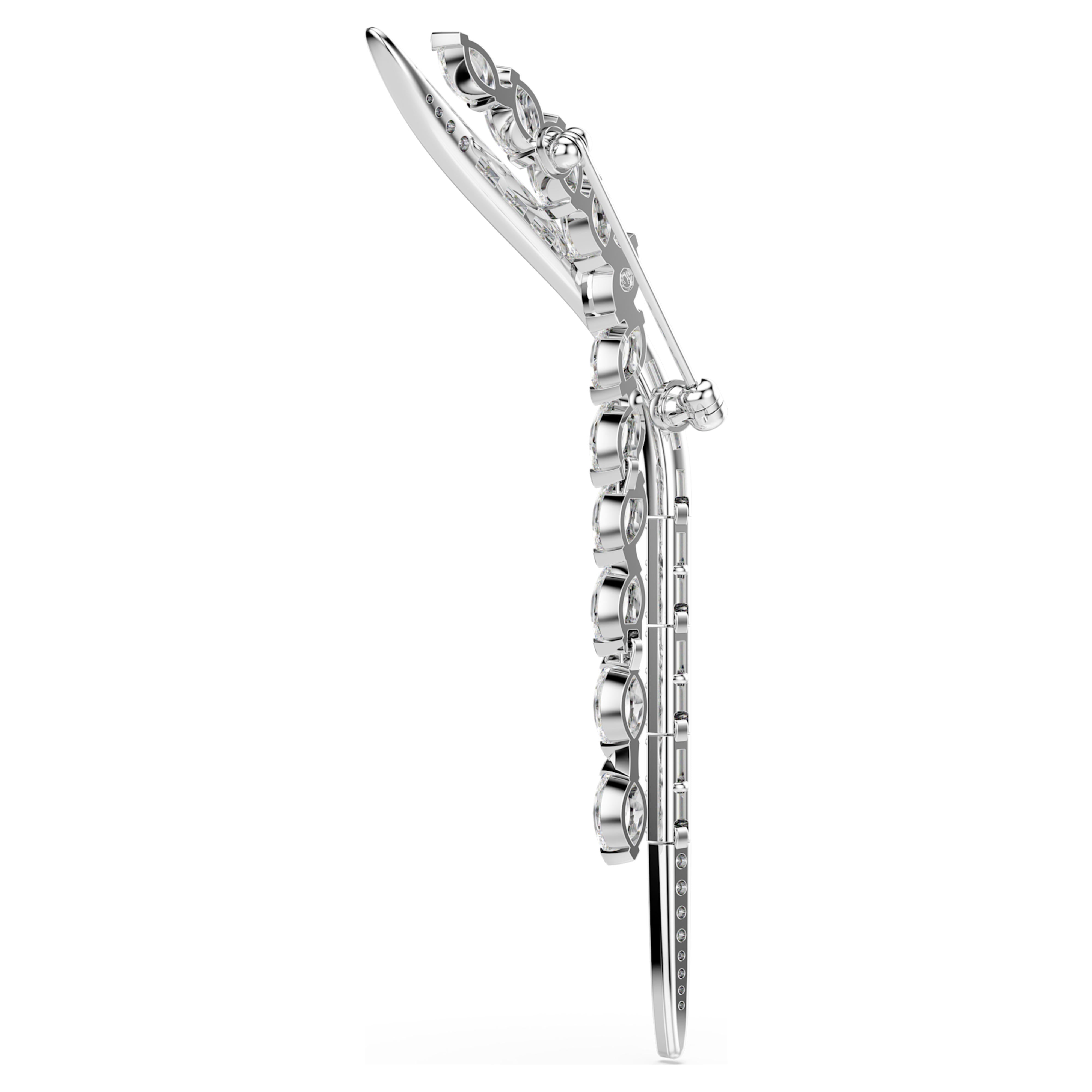 Swarovski Brosch - Mesmera Glam - Vit & Silvervy 4
