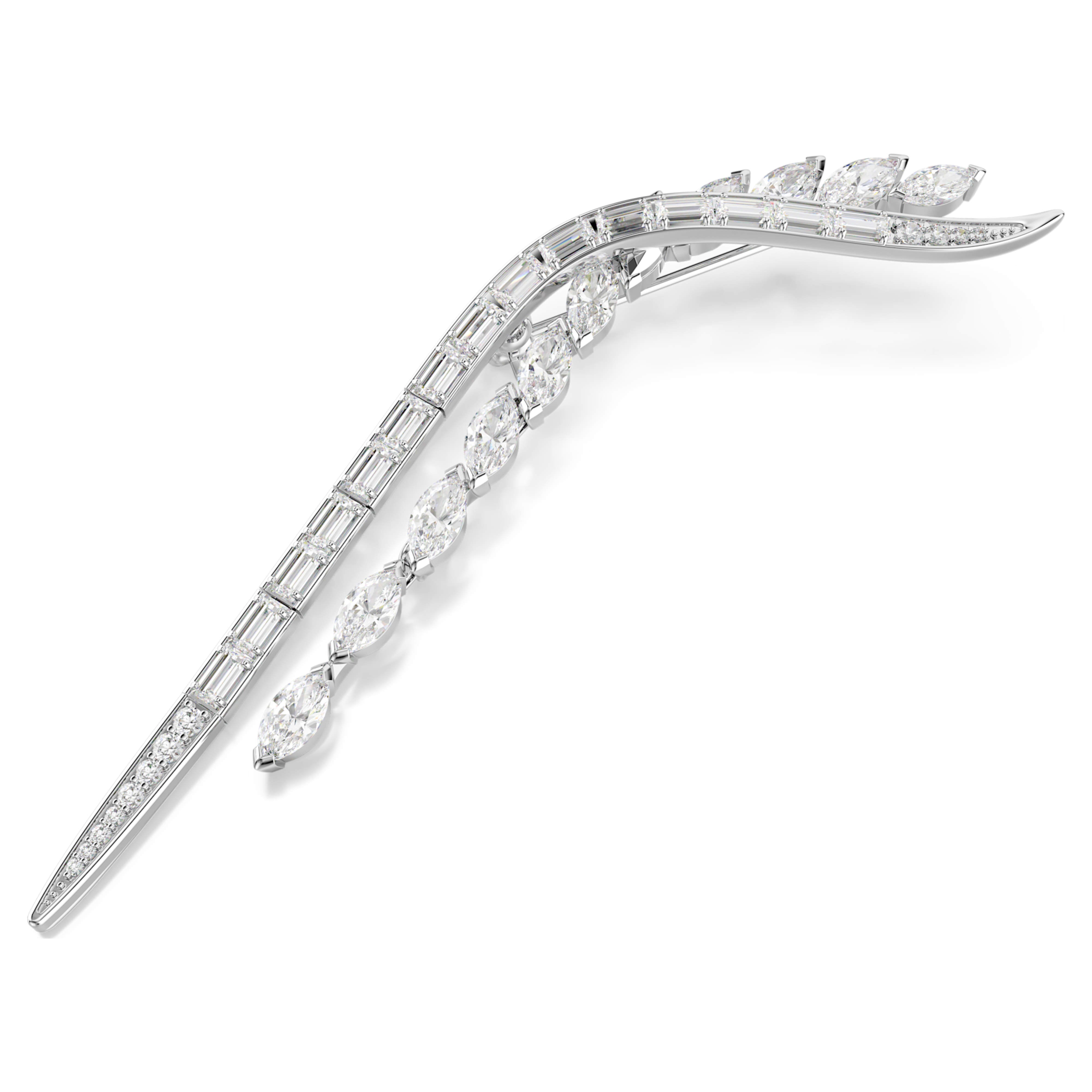 Swarovski Brosch - Mesmera Glam - Vit & Silvervy 3