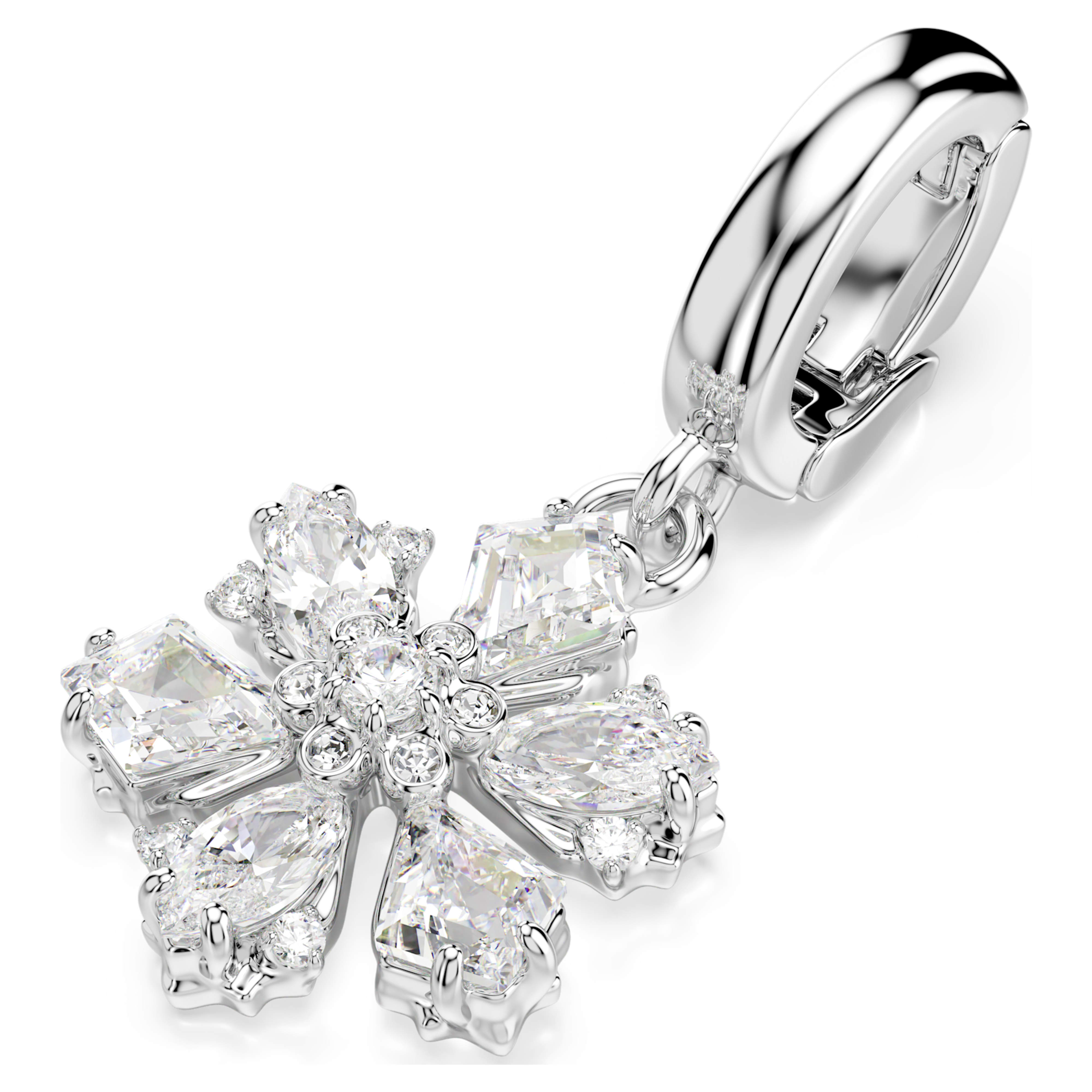 Amuleto Swarovski - Idyllia - Vista branca e prateada 5