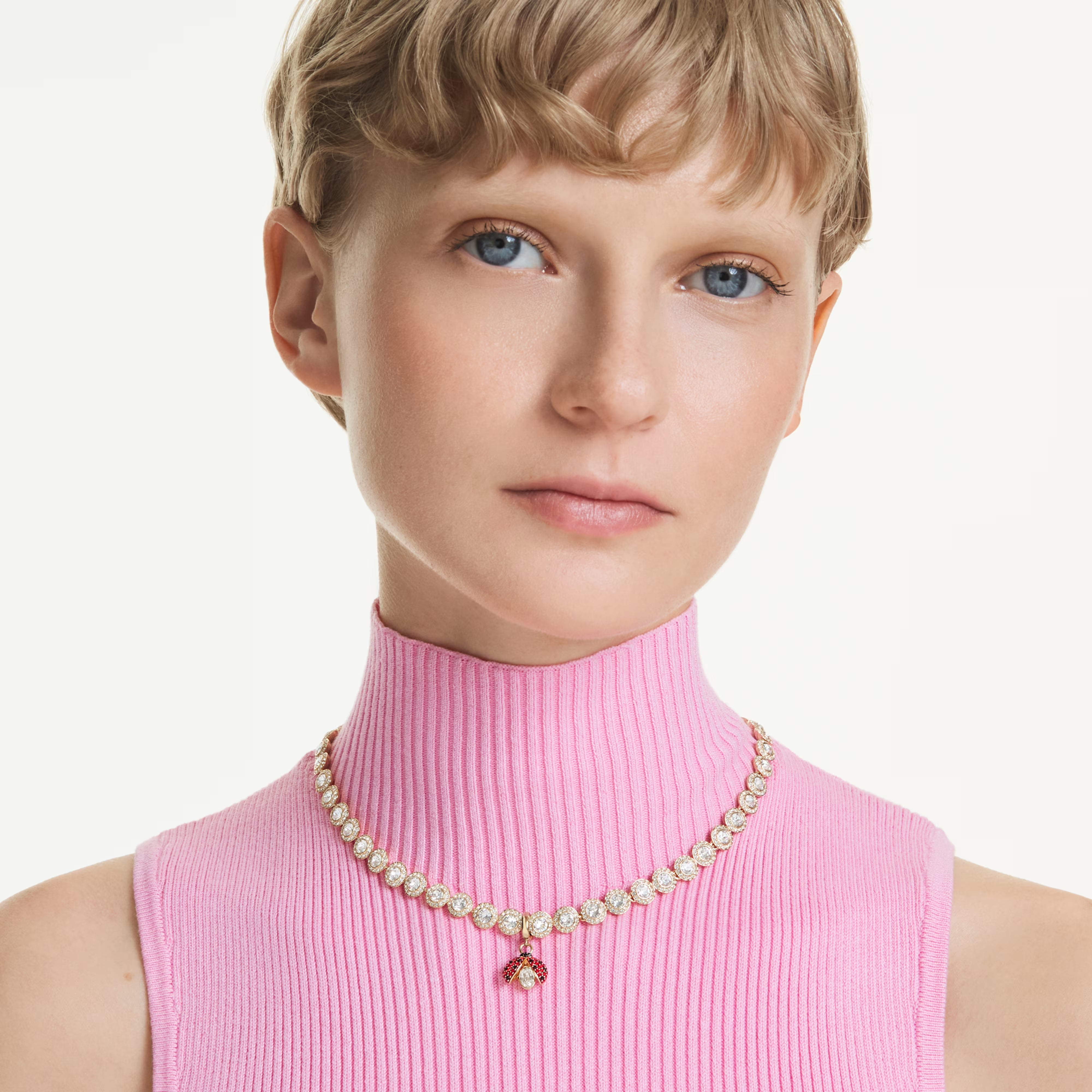 Charm Swarovski - Idyllia - Varios tamaños - Rojo y dorado