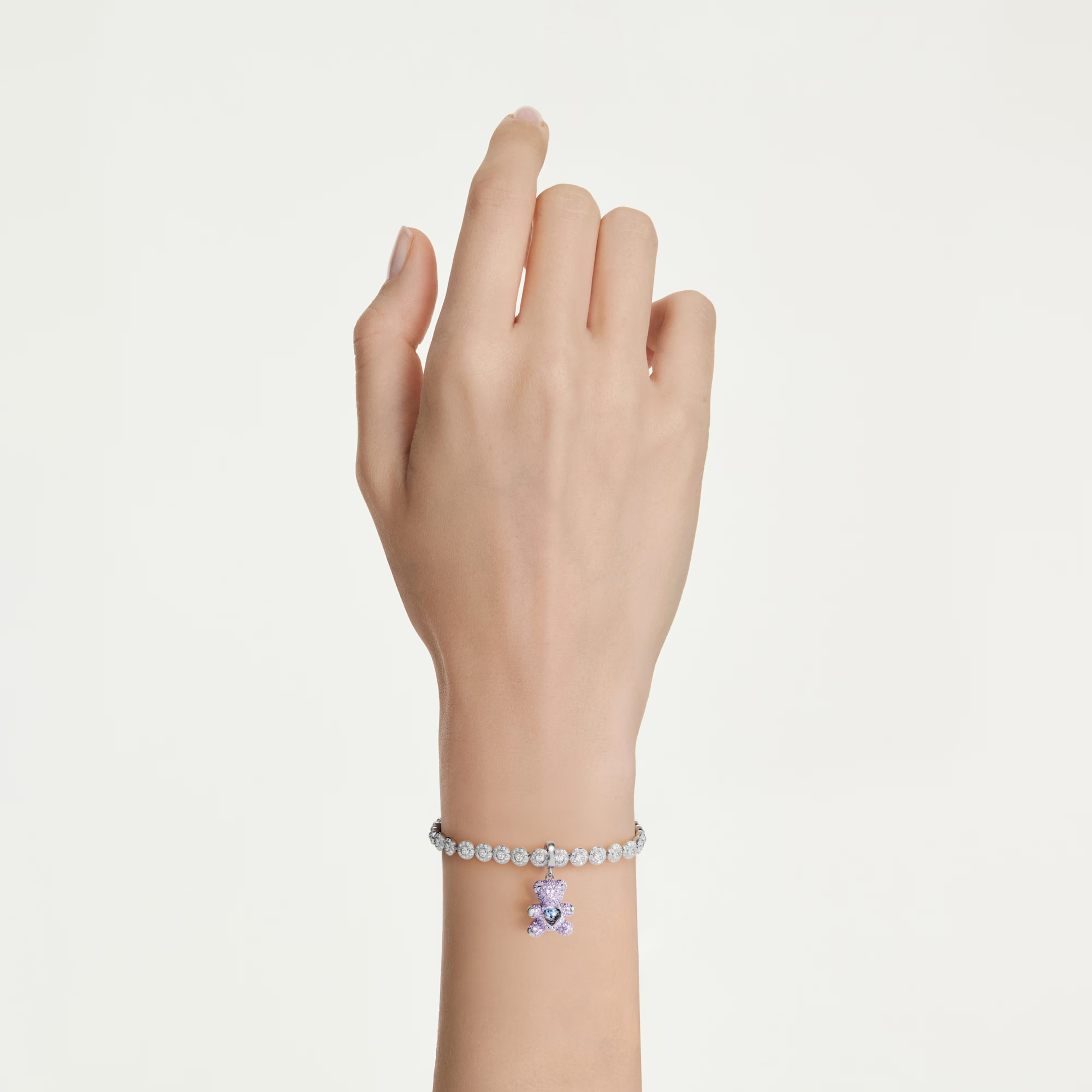 Charm Swarovski - Idyllia - Varios tamaños - Púrpura y plata