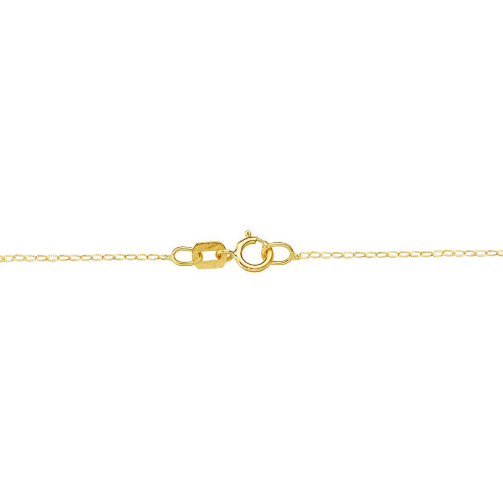 Yıldız Kolye 18 Ayar Sarı Altın 14X11 mm 45 Cm