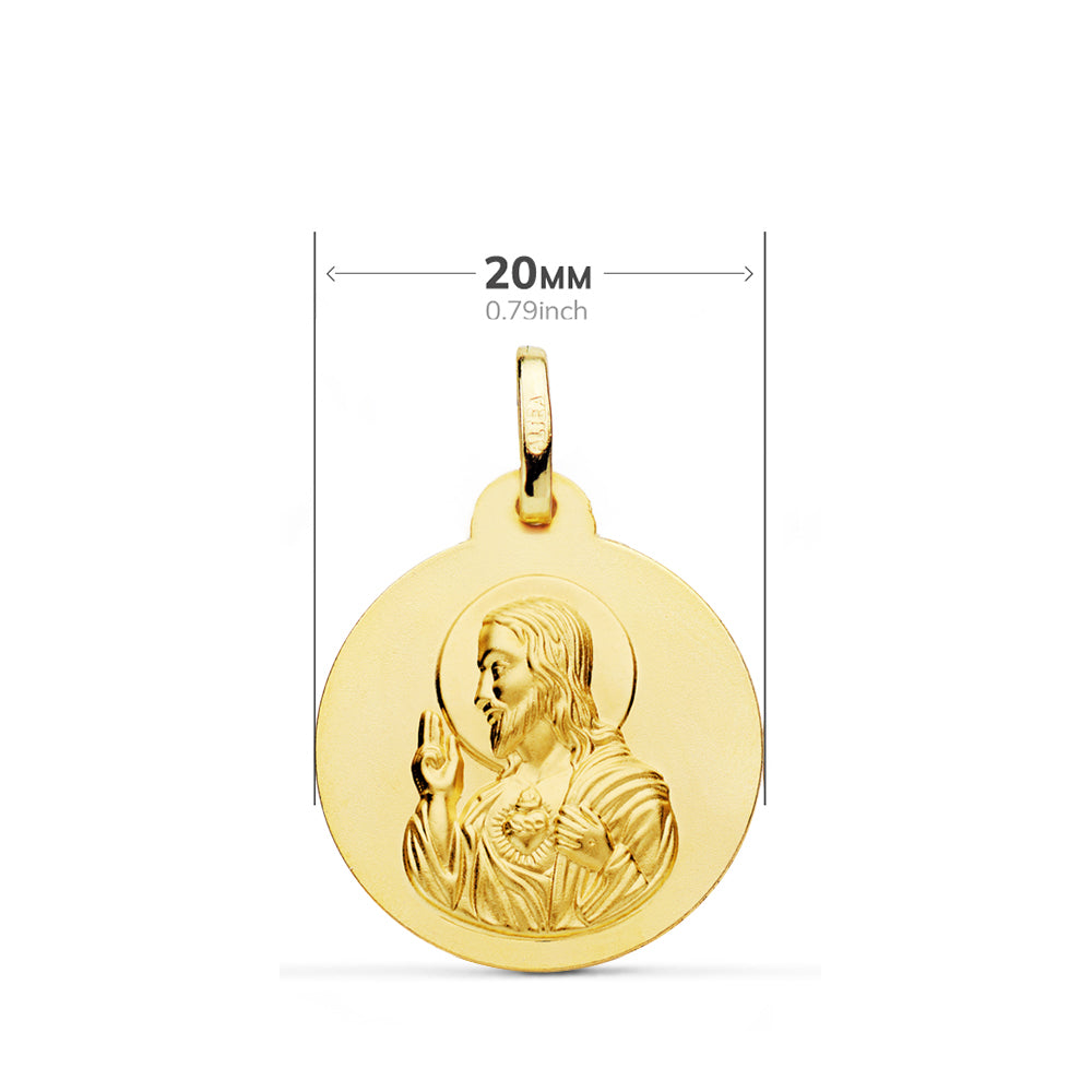 Medalla Escapulario 18K 20MM