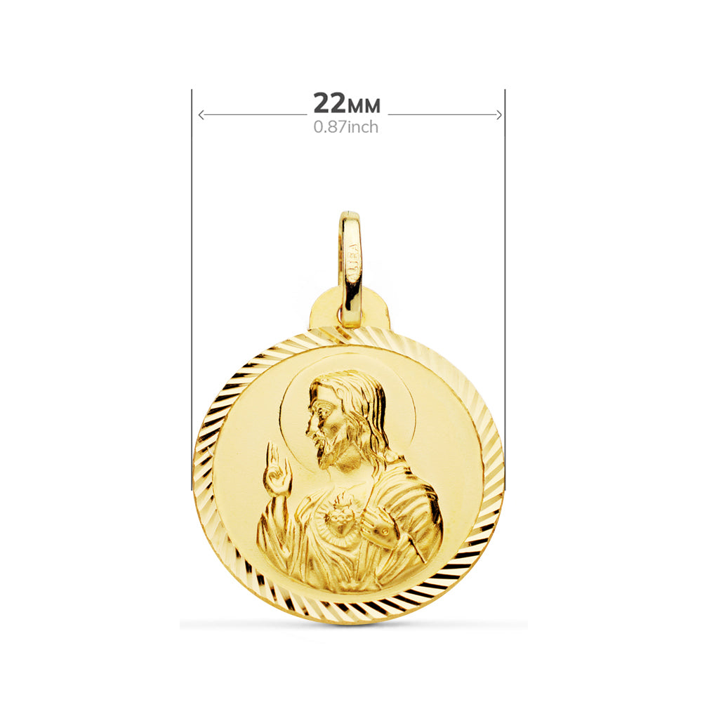 Medalla Escapulario 18K 22MM