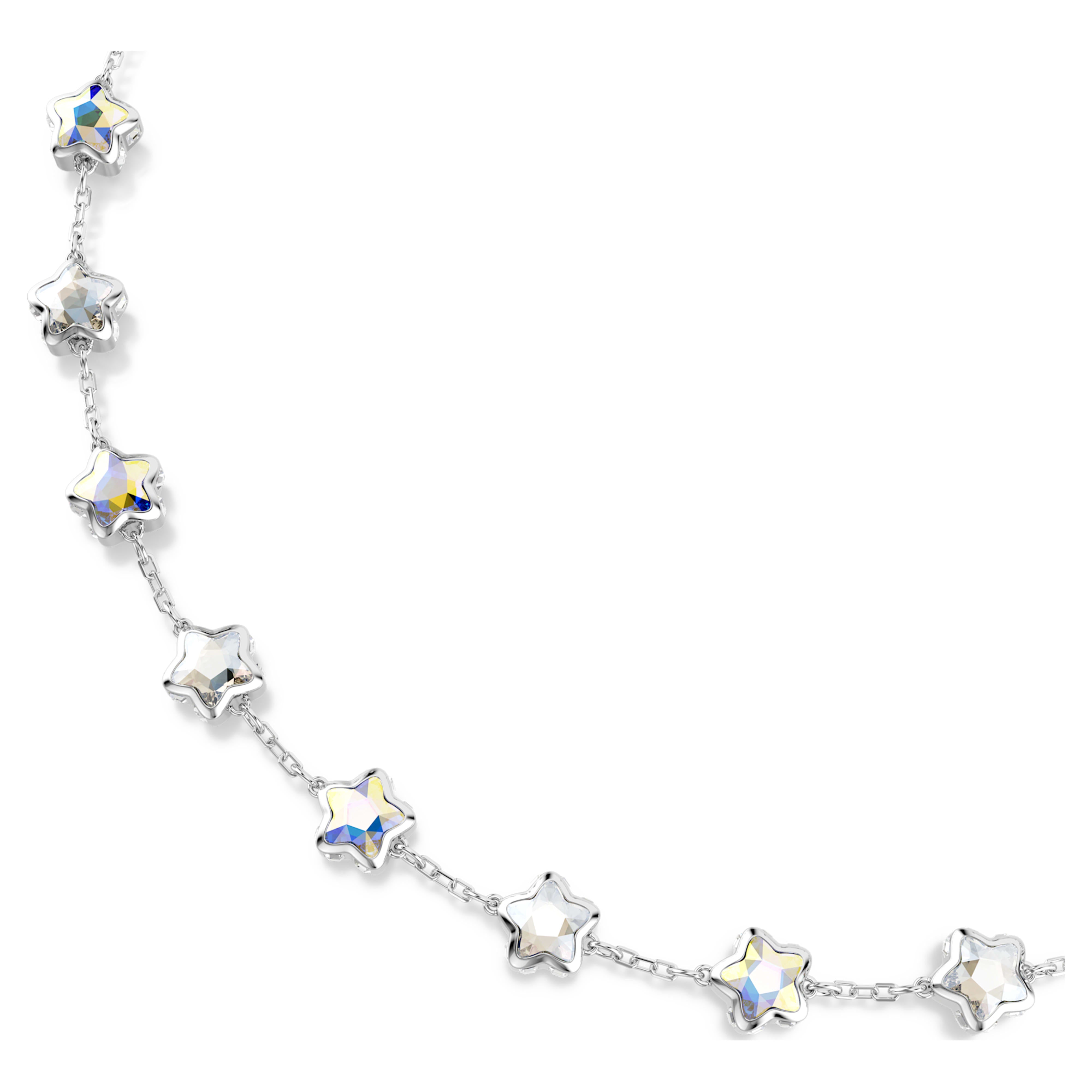 Colier Swarovski - Chroma - Steaua - Diverse dimensiuni - Vedere Alb & Argintiu 4