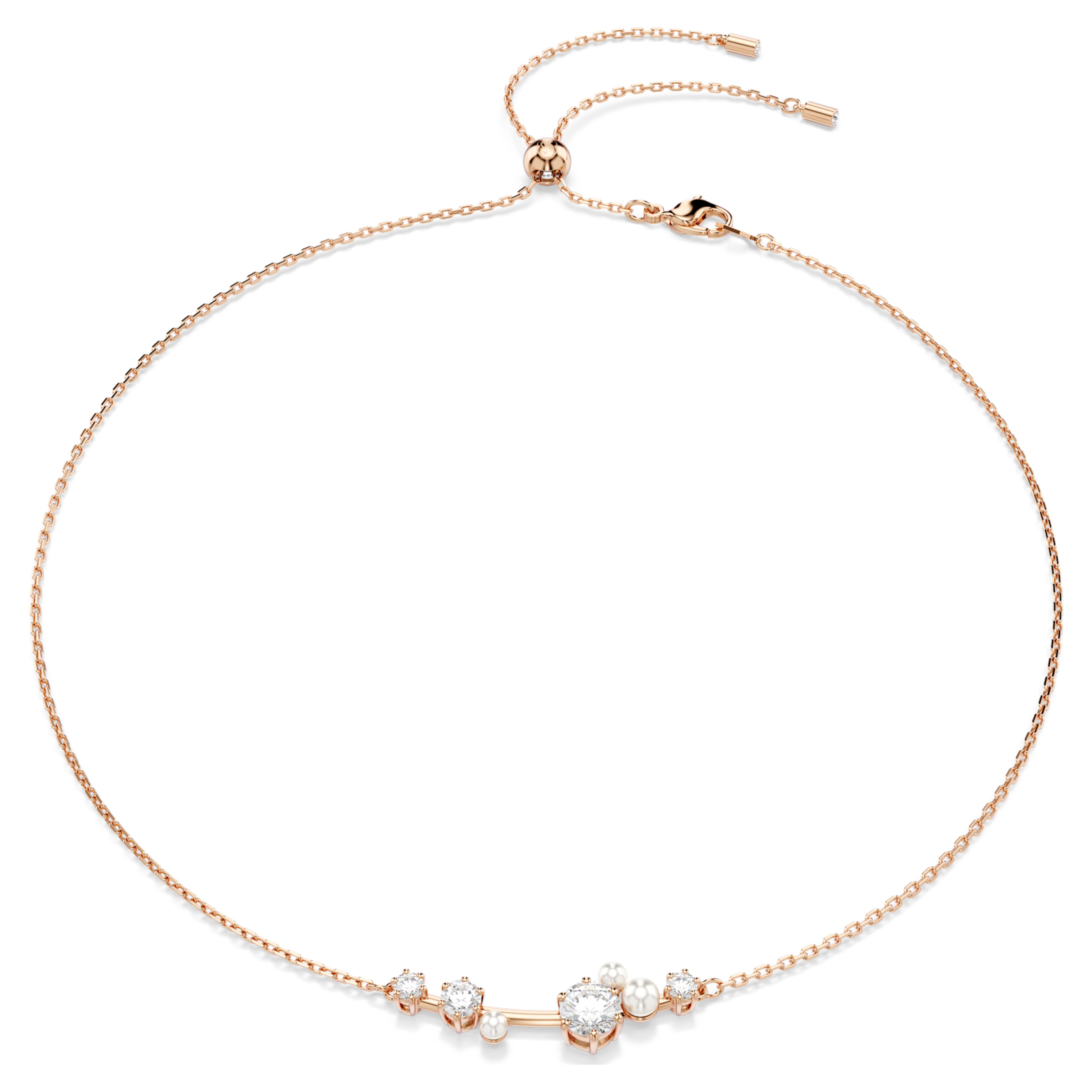 Collier Swarovski - Constella - Tailles rondes - Blanc & Rosé