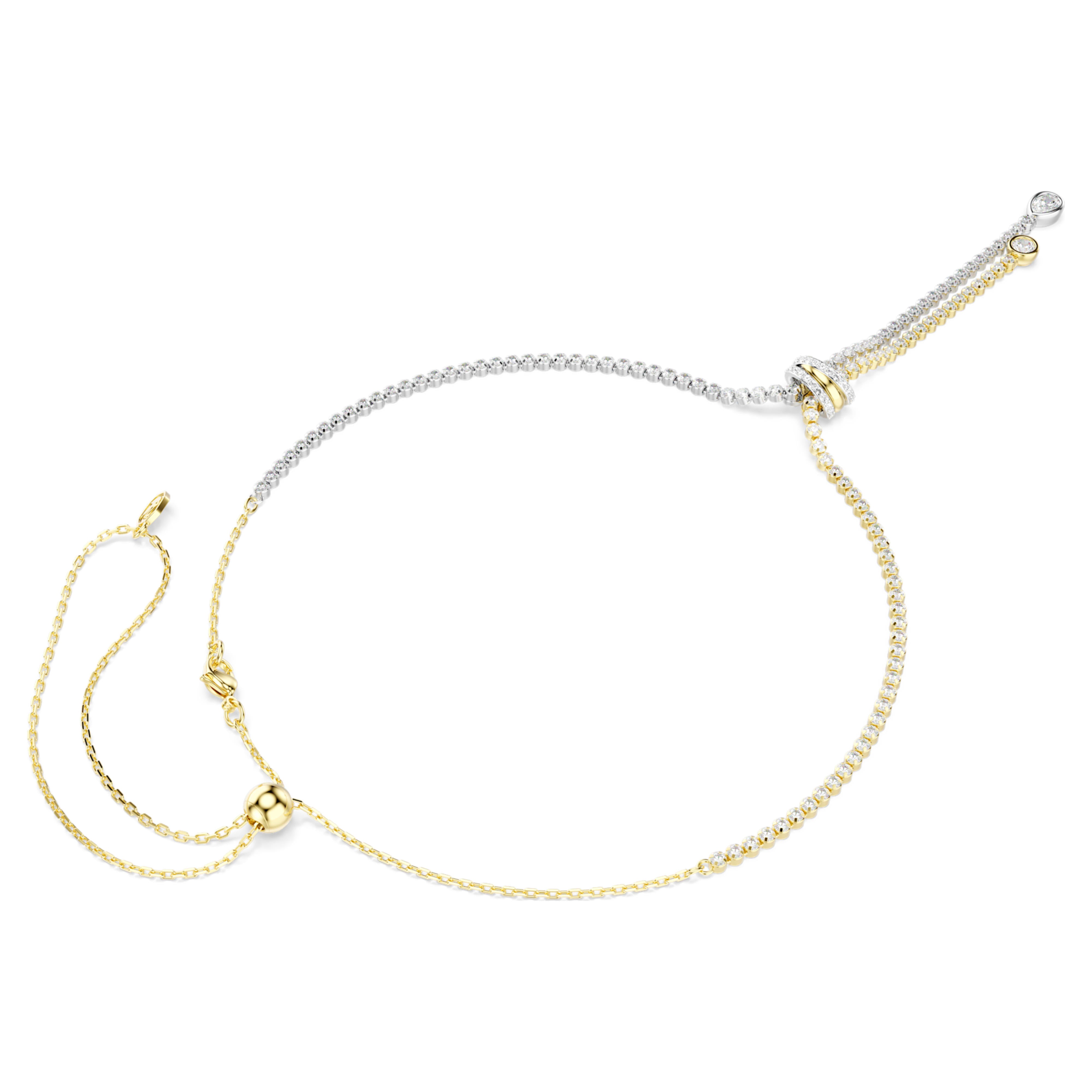 Collier Swarovski - Hyperbola Spin - Blanc & Finition Mixte vue 4