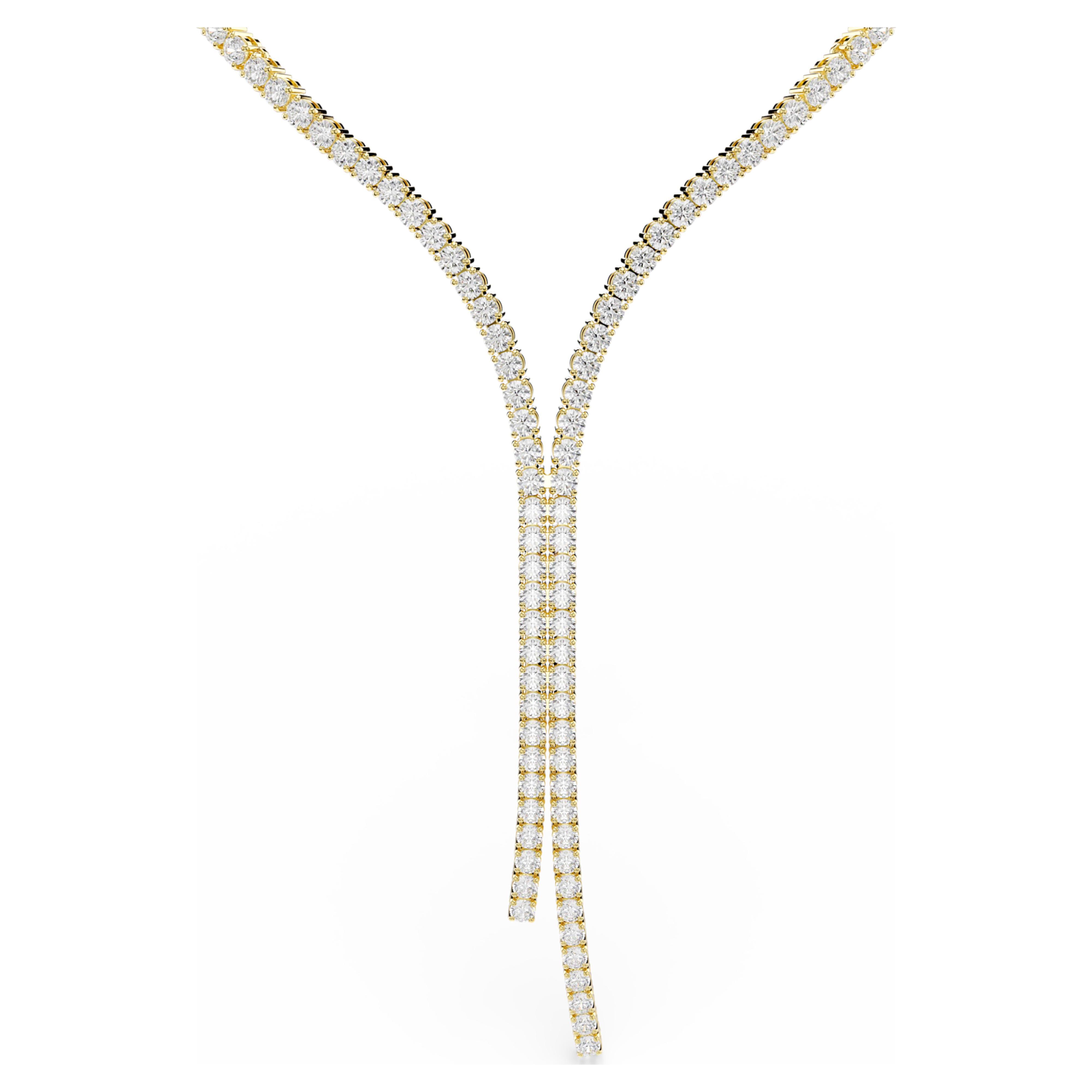 Collier Tennis Swarovski - Matrix Tennis - Blanc & Doré