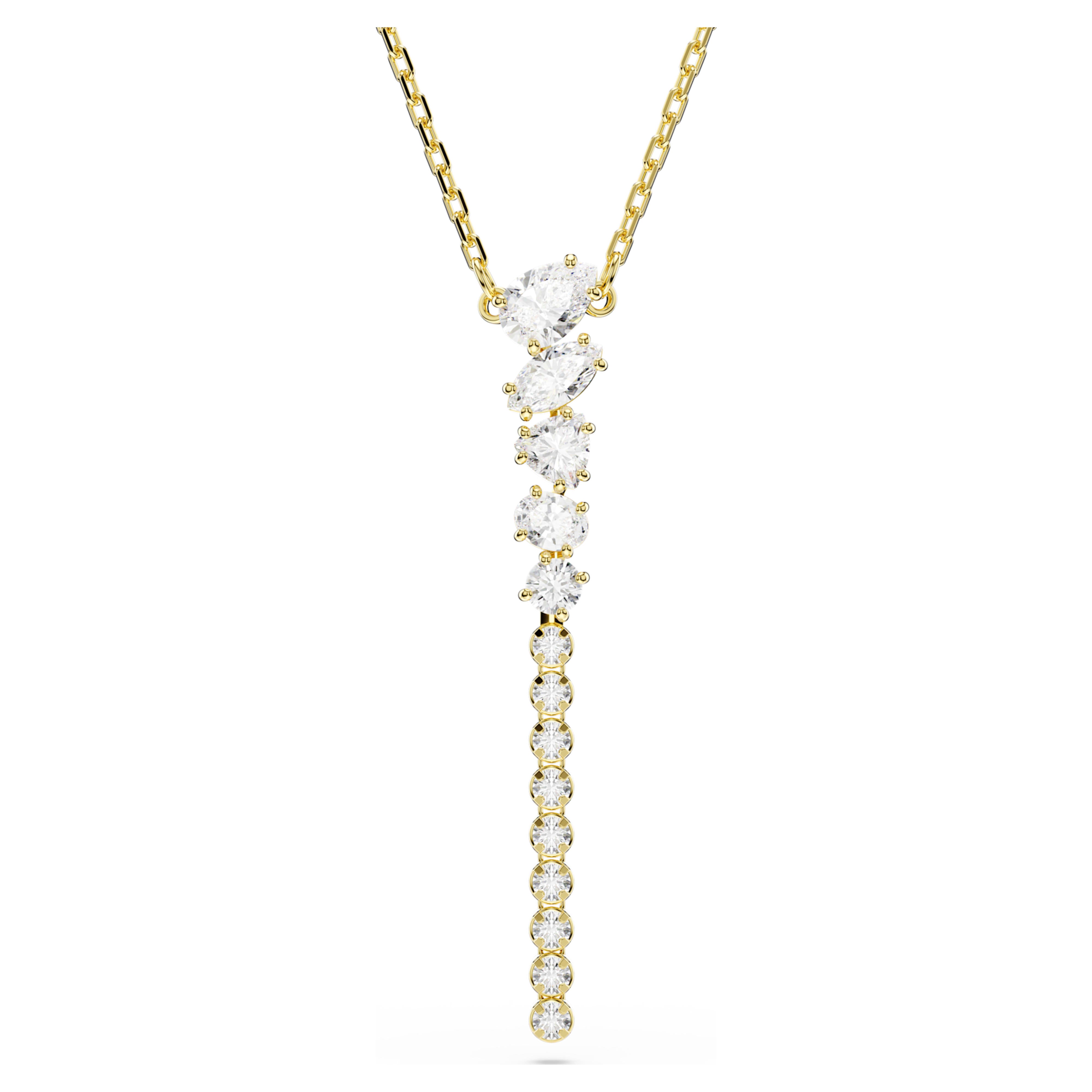 Collier Swarovski - Mesmera Attract - Blanc & Doré