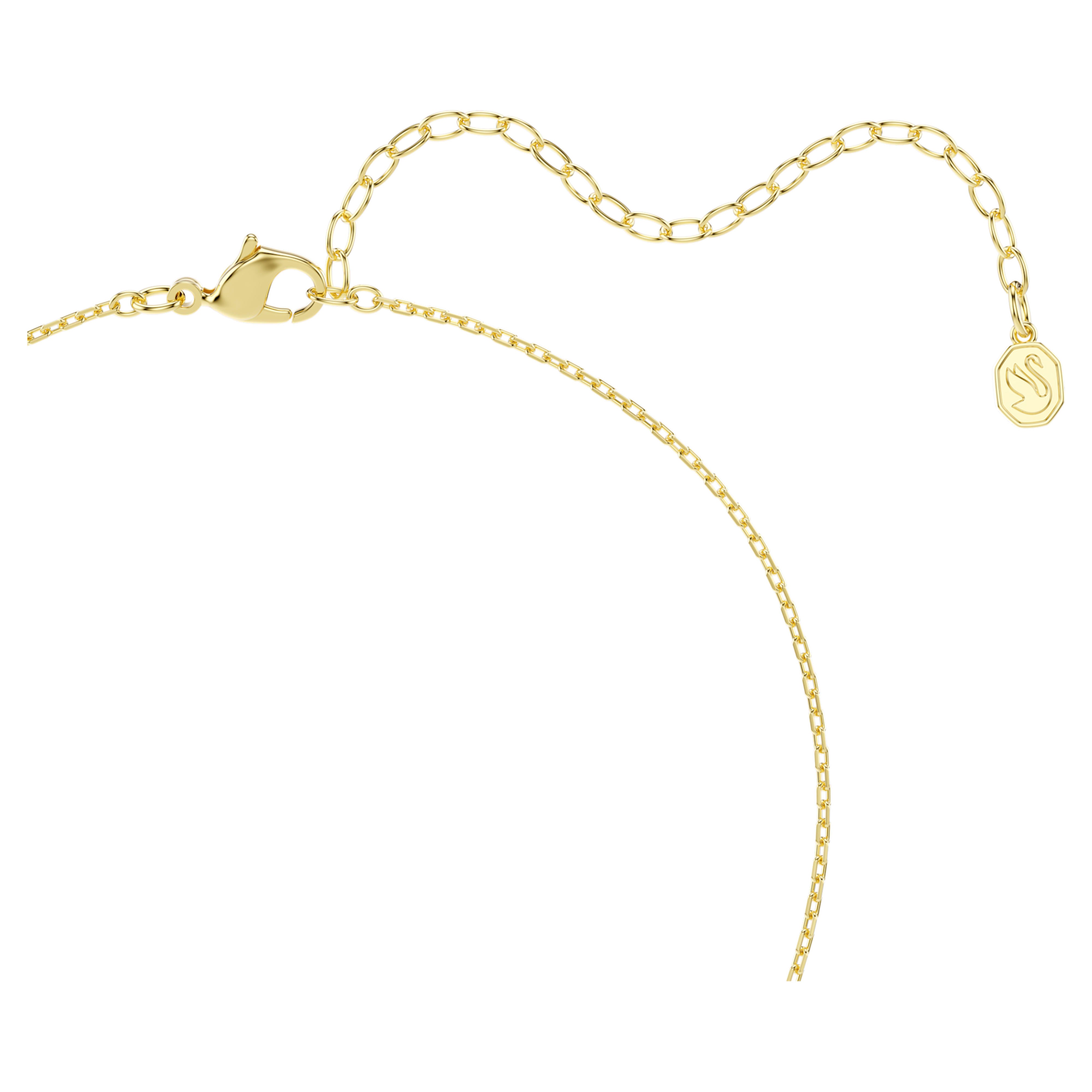 Collier Swarovski - Mesmera Attract - Blanc & Doré vue 3