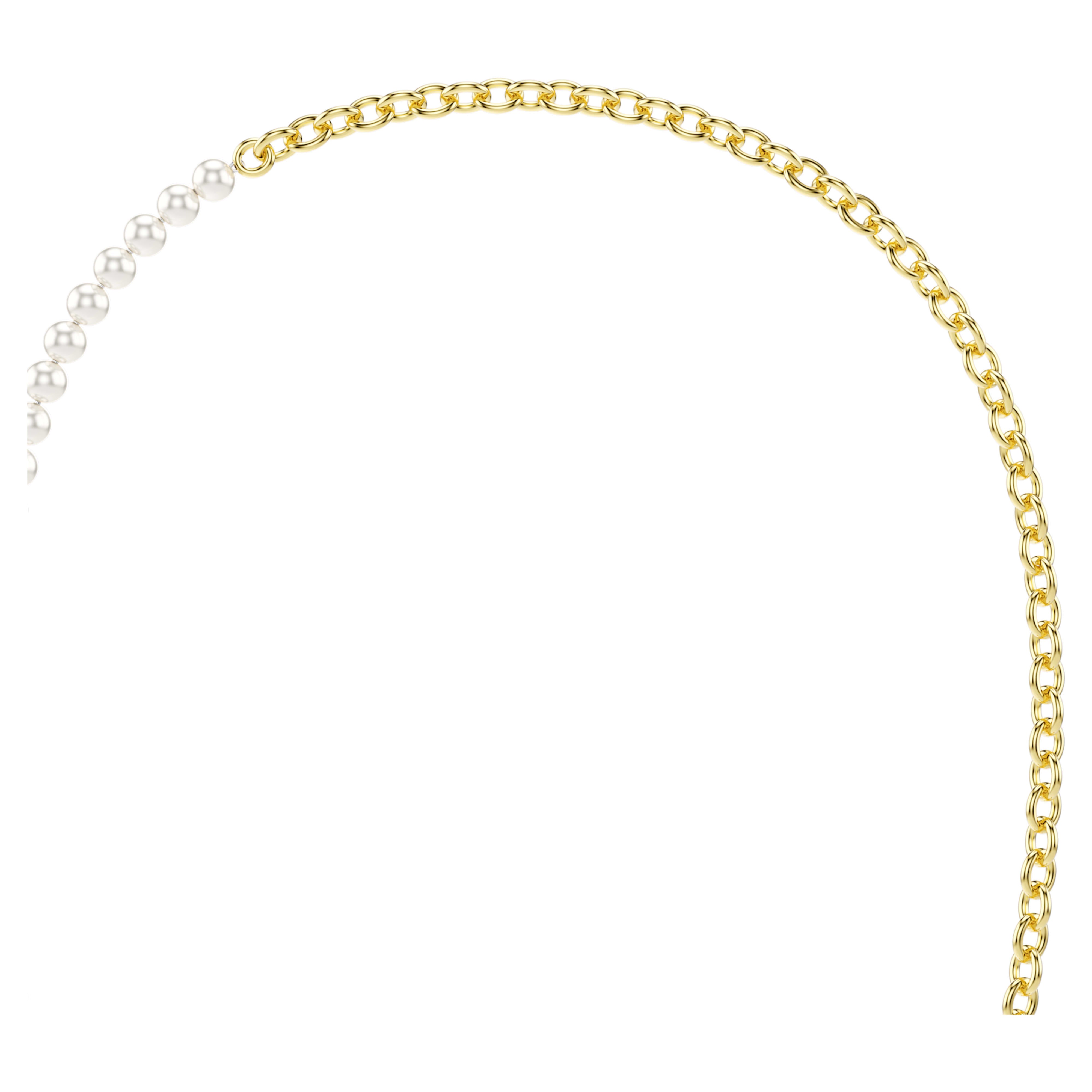 Κολιέ Swarovski - Idyllia - Ρυθμιζόμενο μήκος - Λευκή & Χρυσή όψη 5
