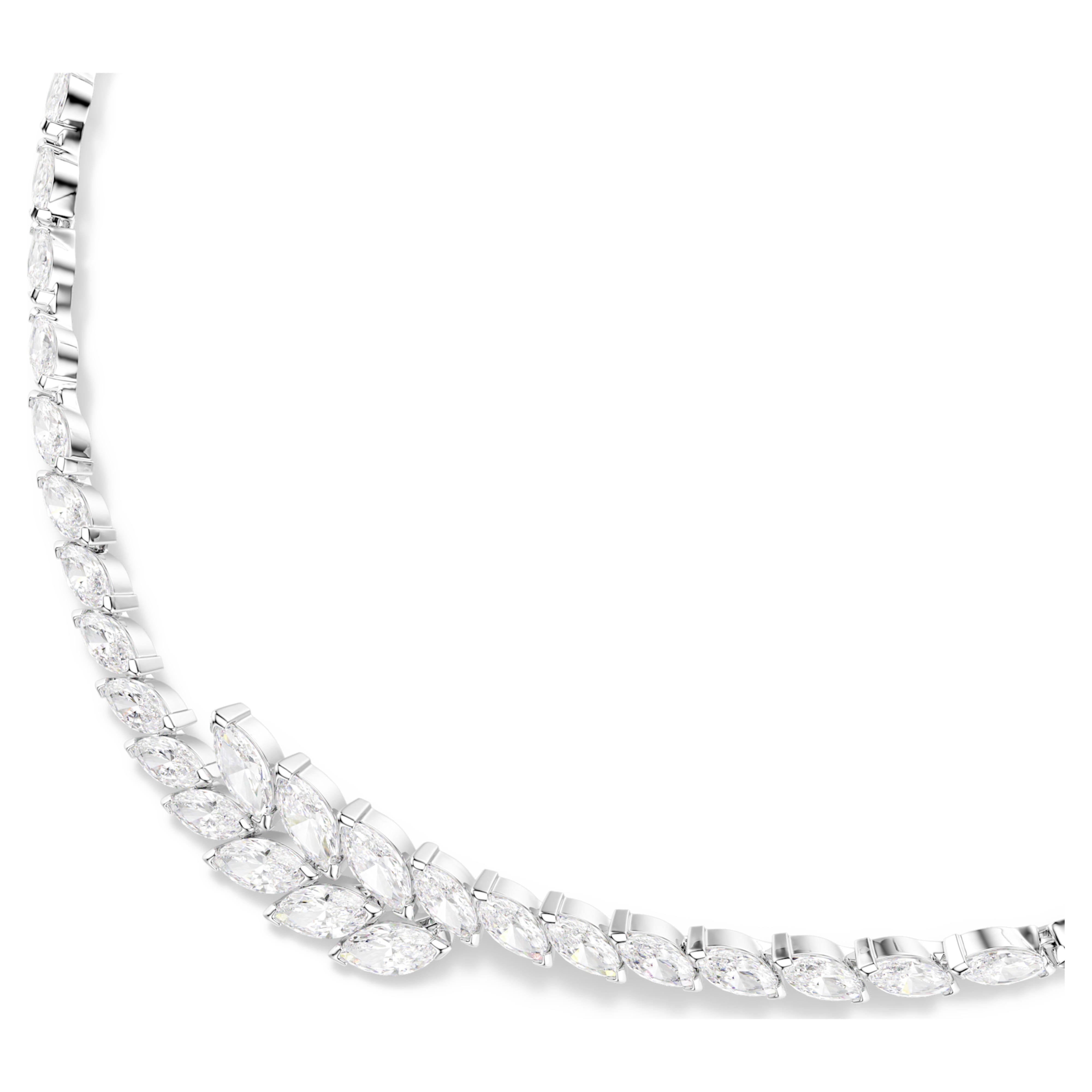 Collier Swarovski - Mesmera Glam - Blanc & Argenté vue 4