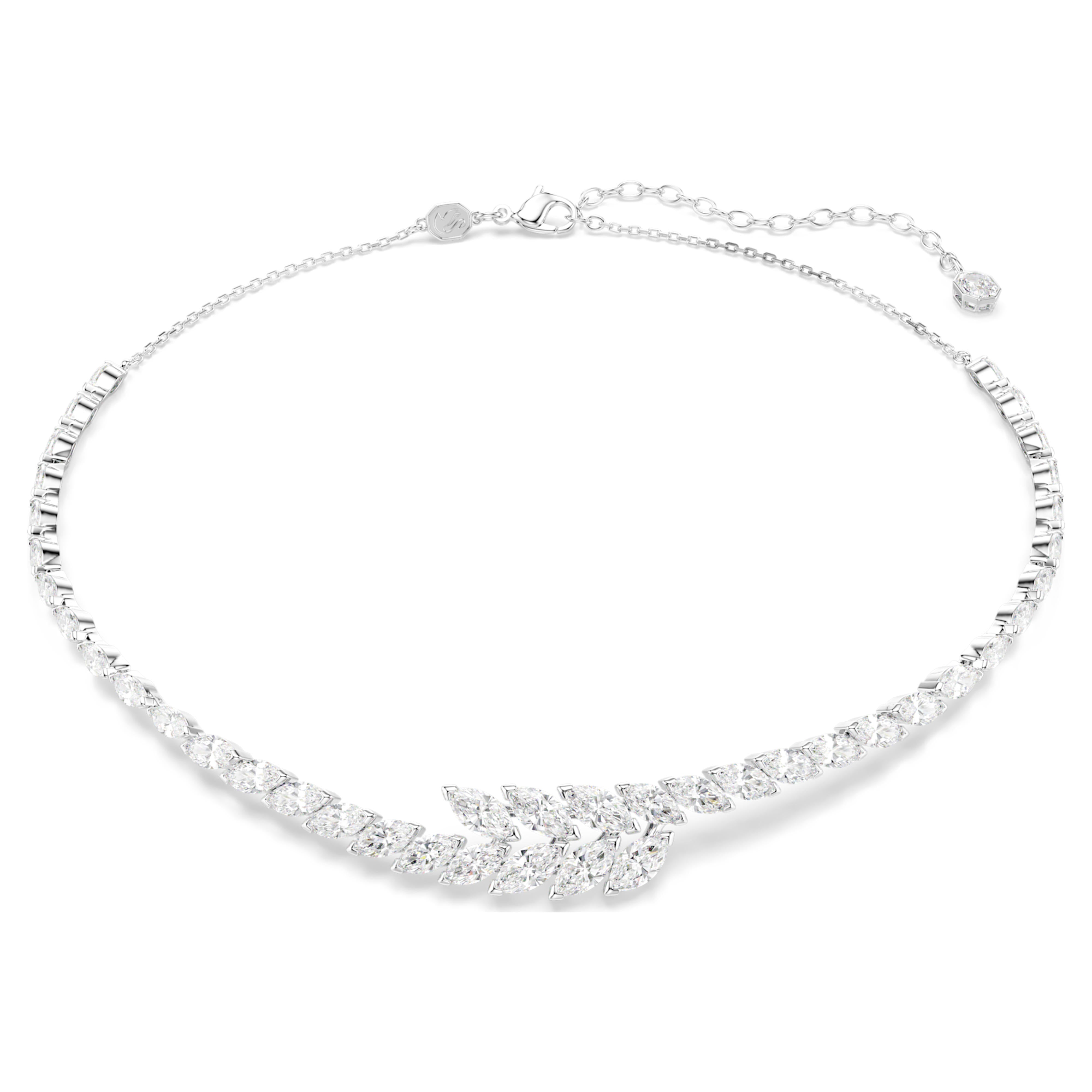 Collier Swarovski - Mesmera Glam - Blanc & Argenté