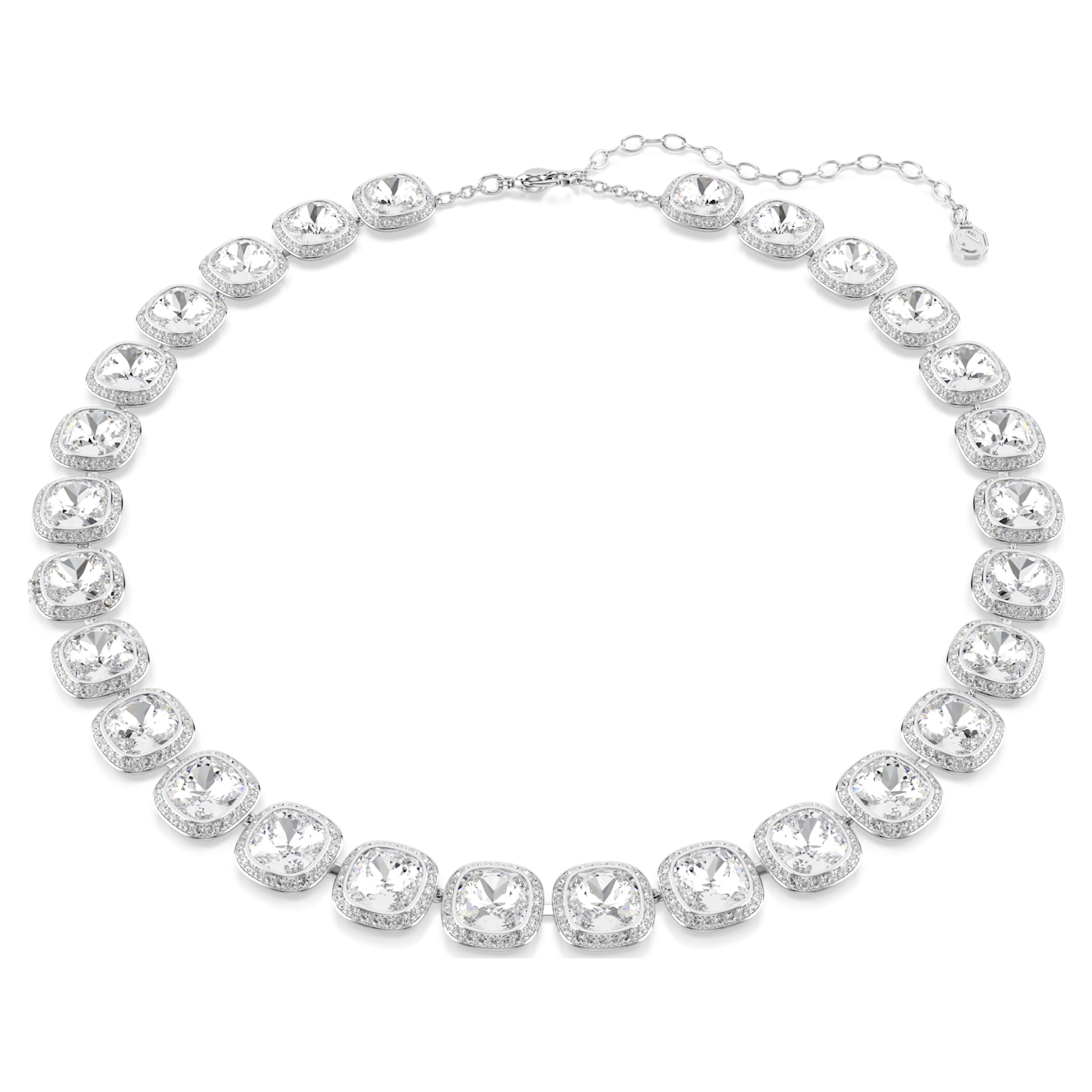 Collier Swarovski - Una Angelic Cushion - Coussin - Incolore & Argenté