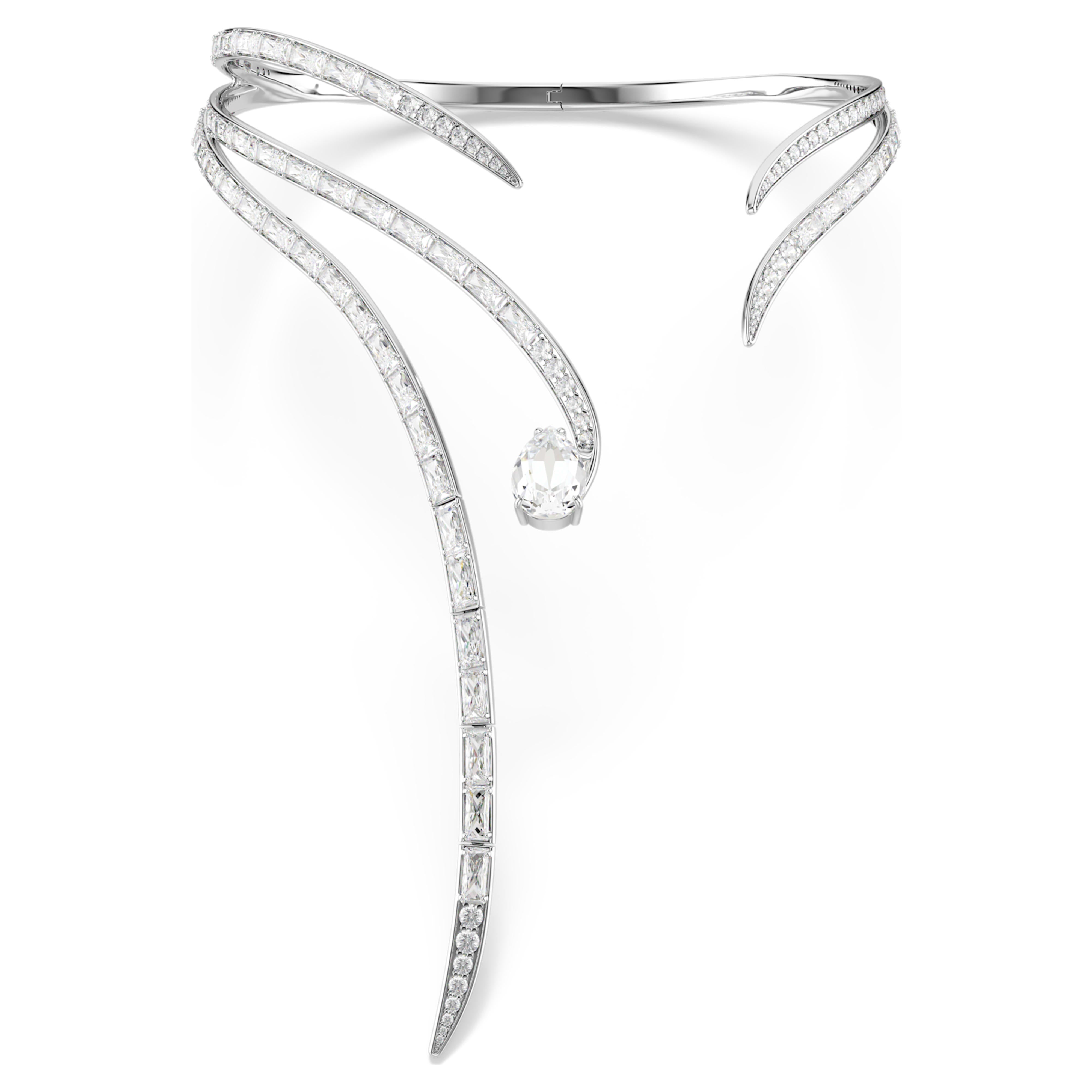 Collier Swarovski - Vienna Swan - Incolore & Argenté (M)