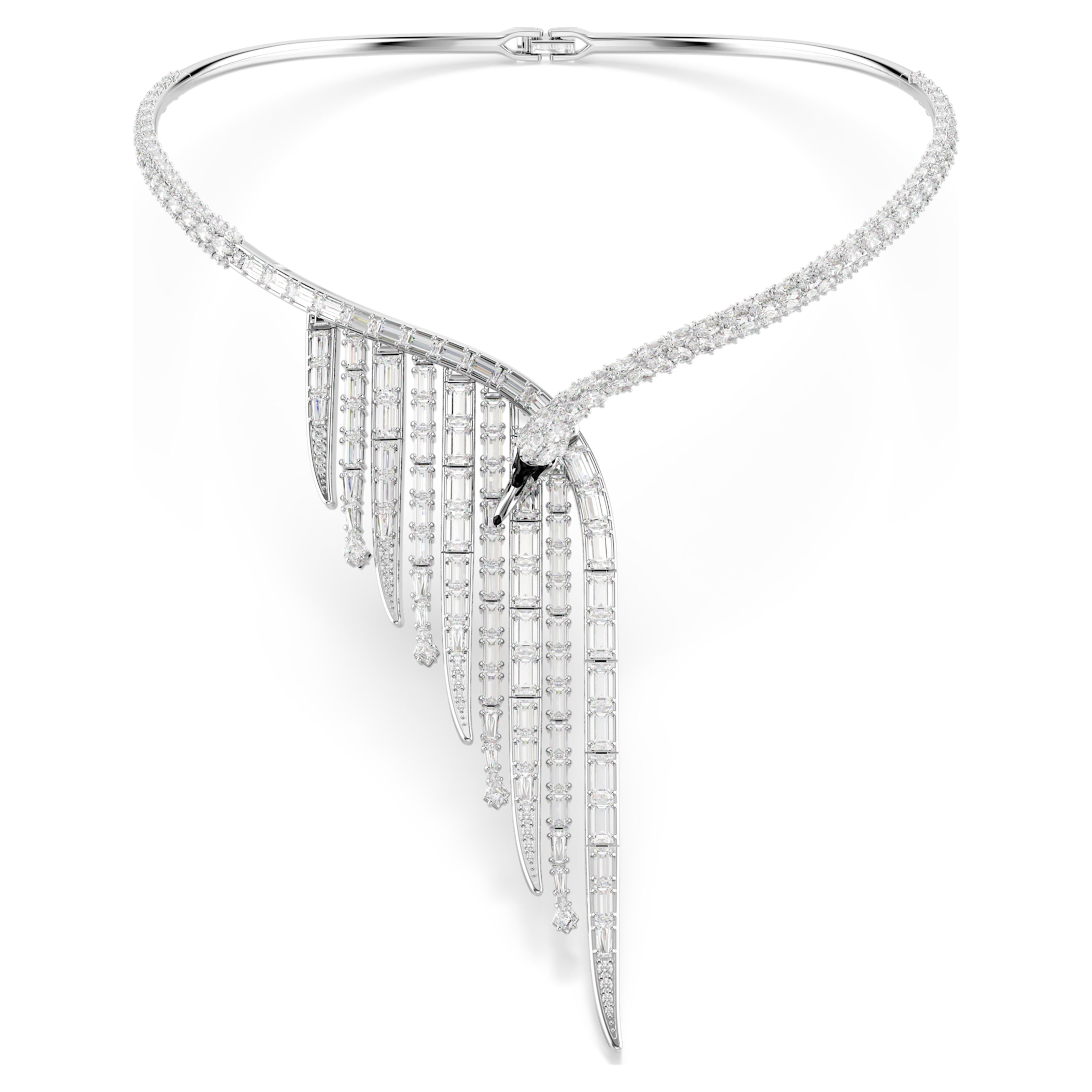 Collier Swarovski - Vienna Swan - Blanc & Argenté