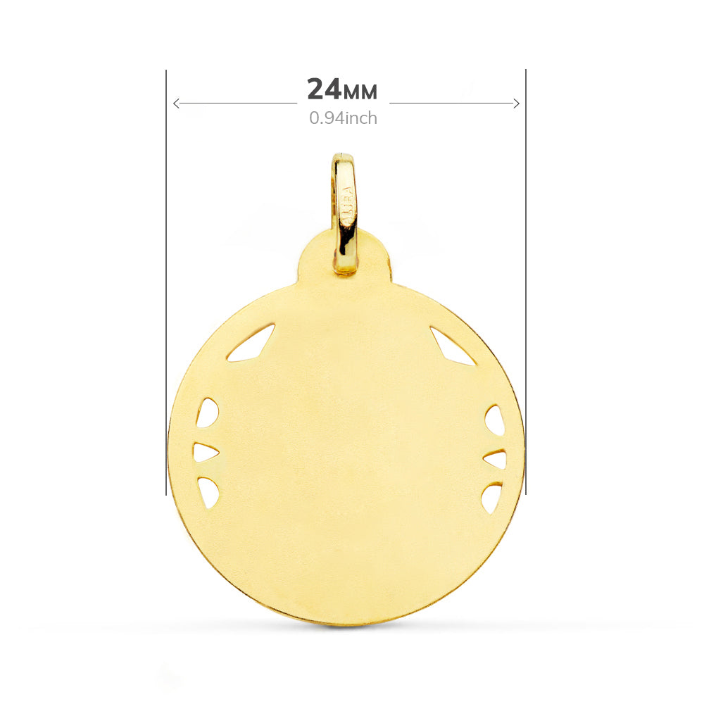 18K Panny Marie z Mont-Carmel 24 mm
