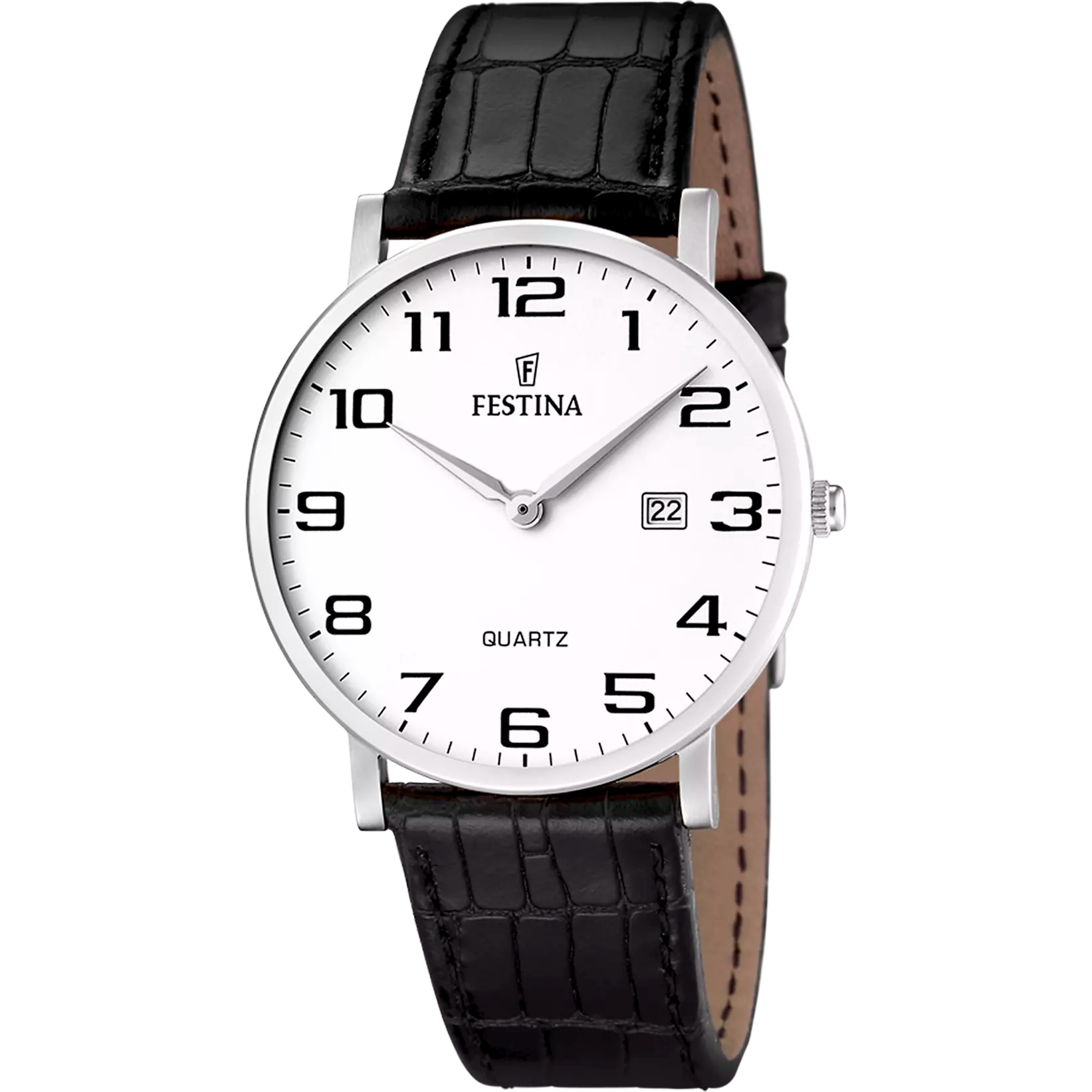 Clásicos - Modelo F16476/1 - Piel Blanco y Negro - Reloj Festina