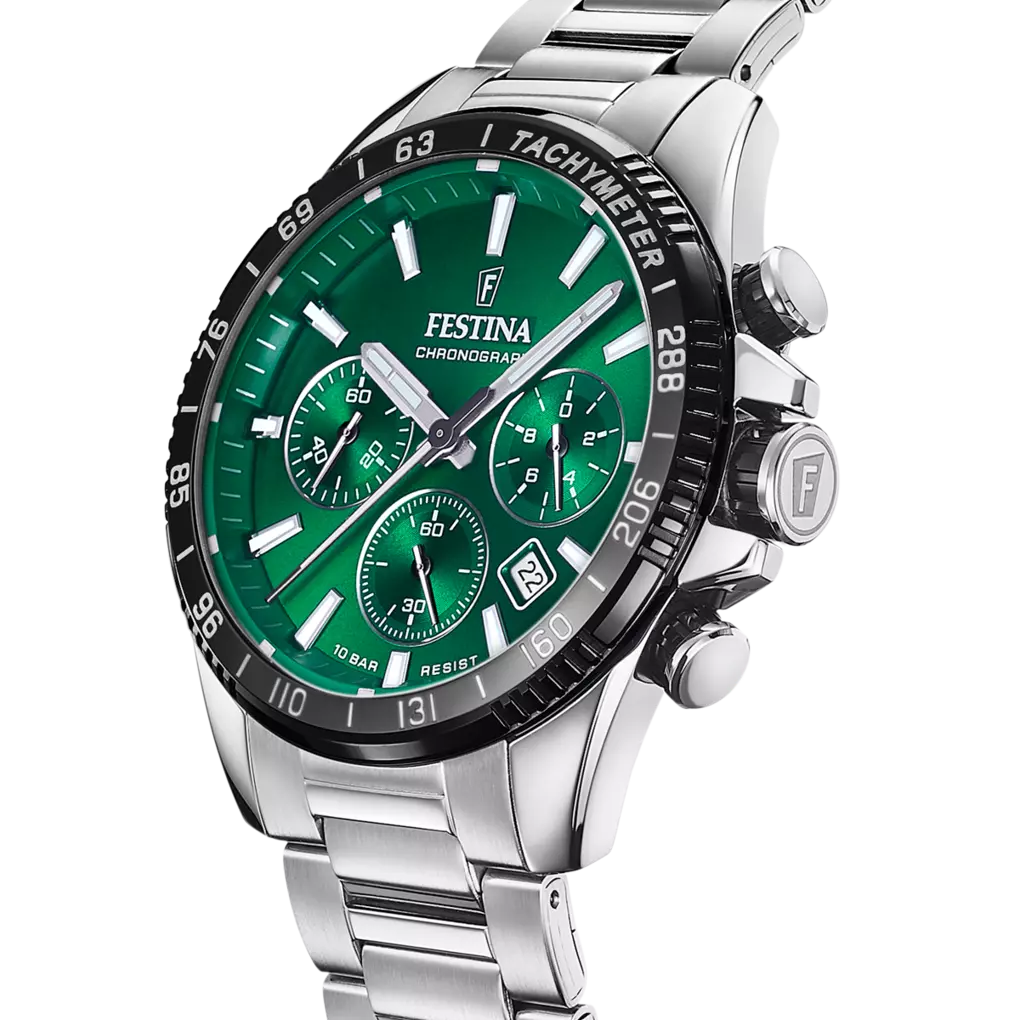 Festina herenhorloge TIMELESS CHRONOGRAPH stalen armband | F20560/4